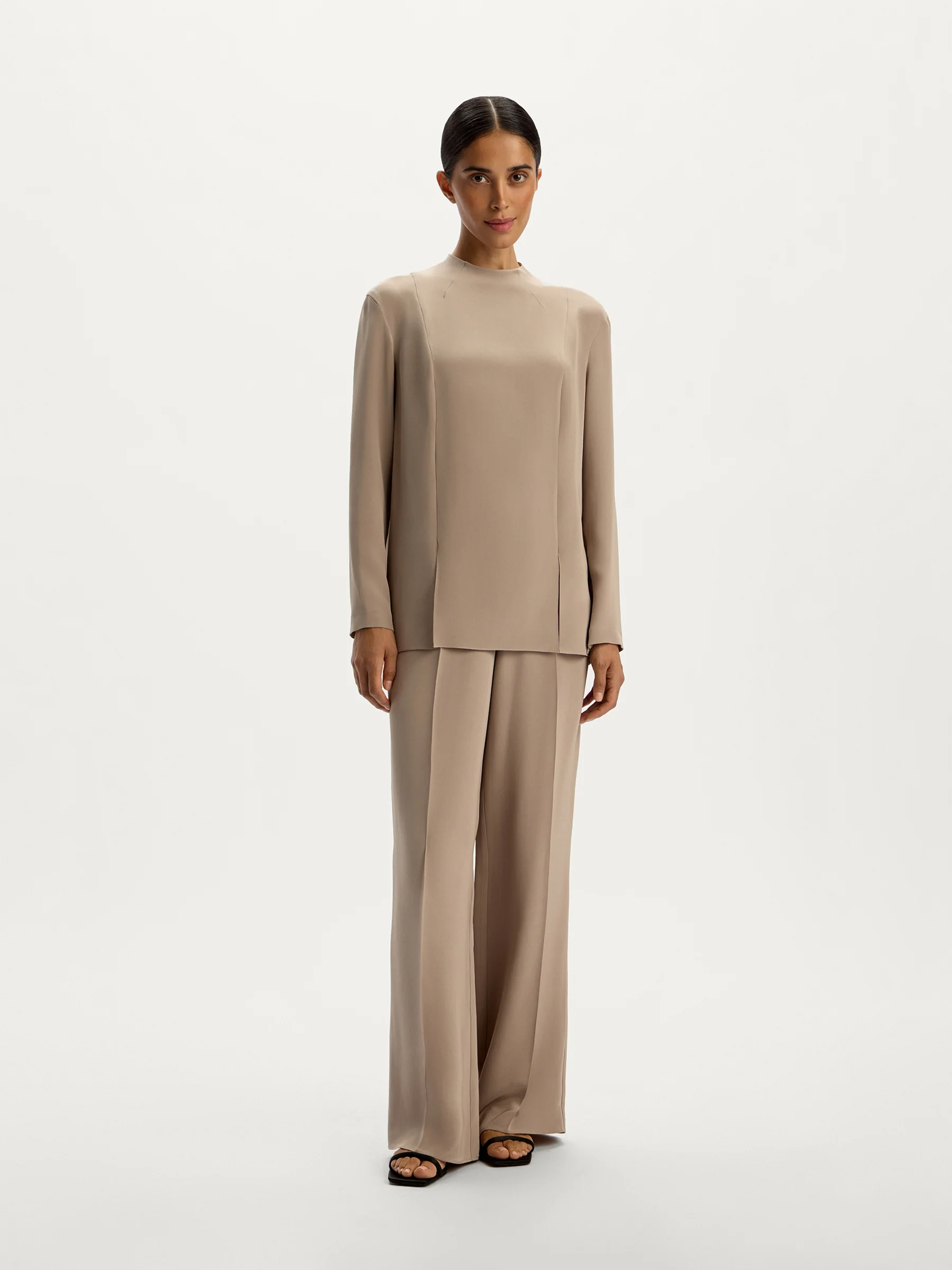 Mulberry silk trousers