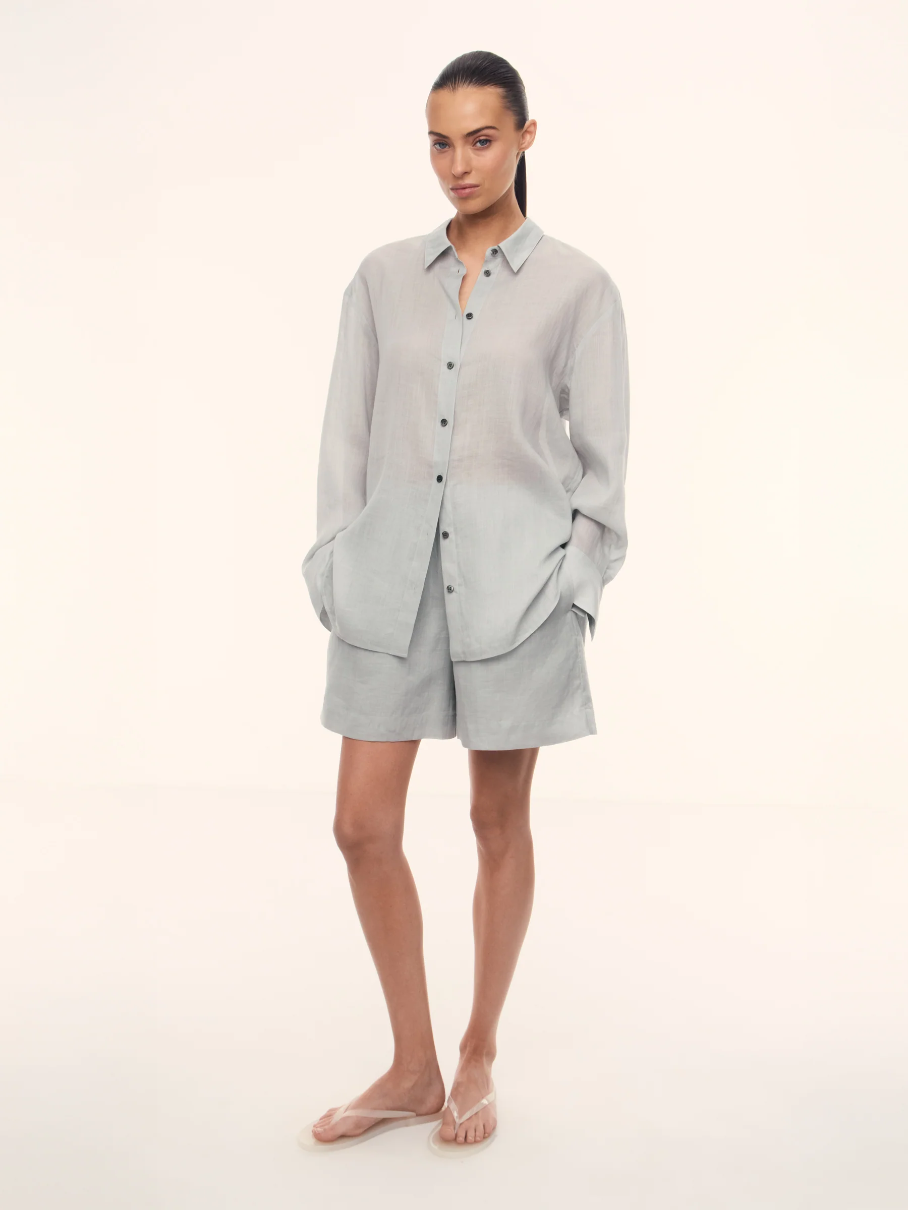 Mykonos ramie shorts