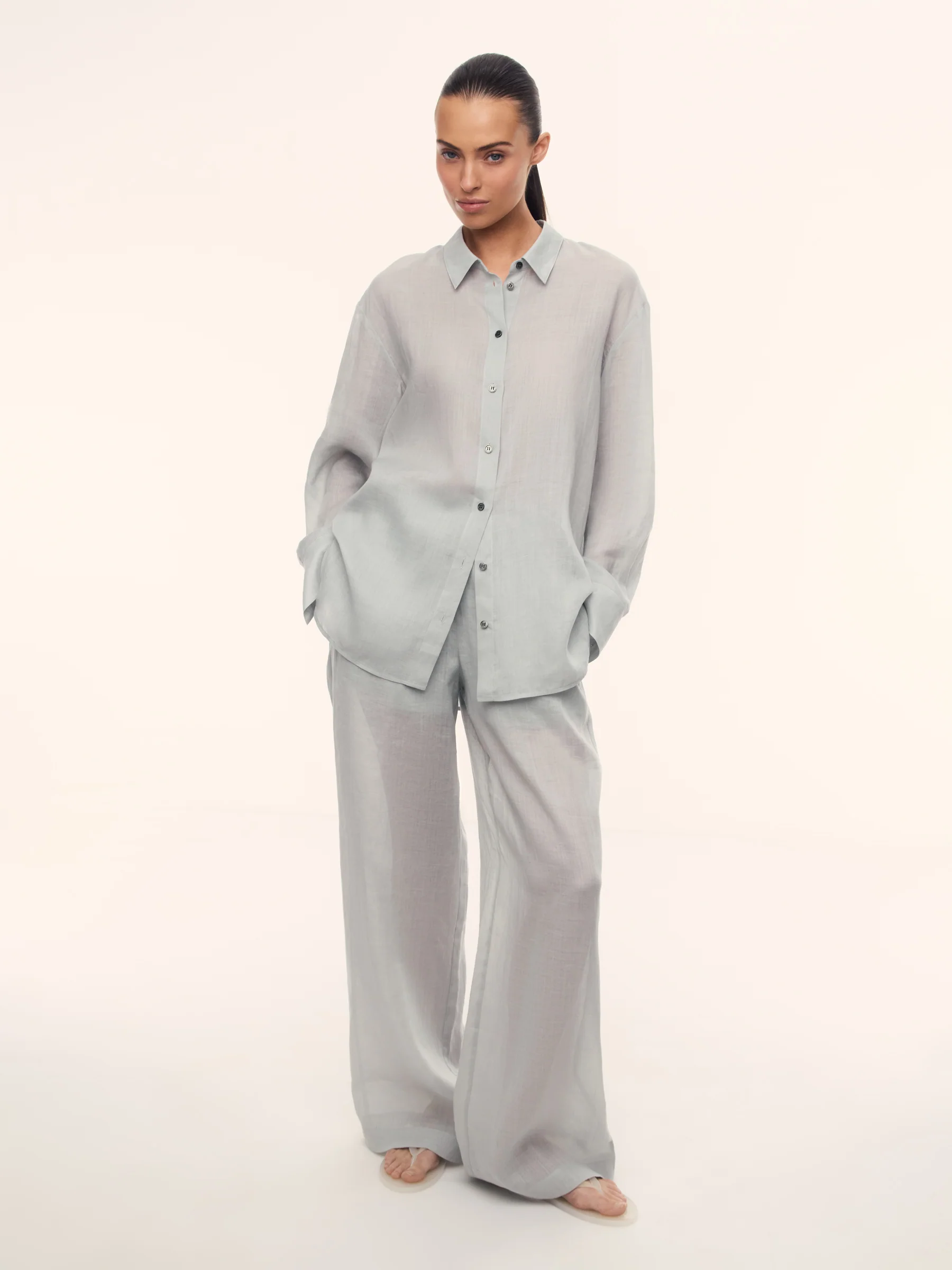 Mykonos ramie trousers