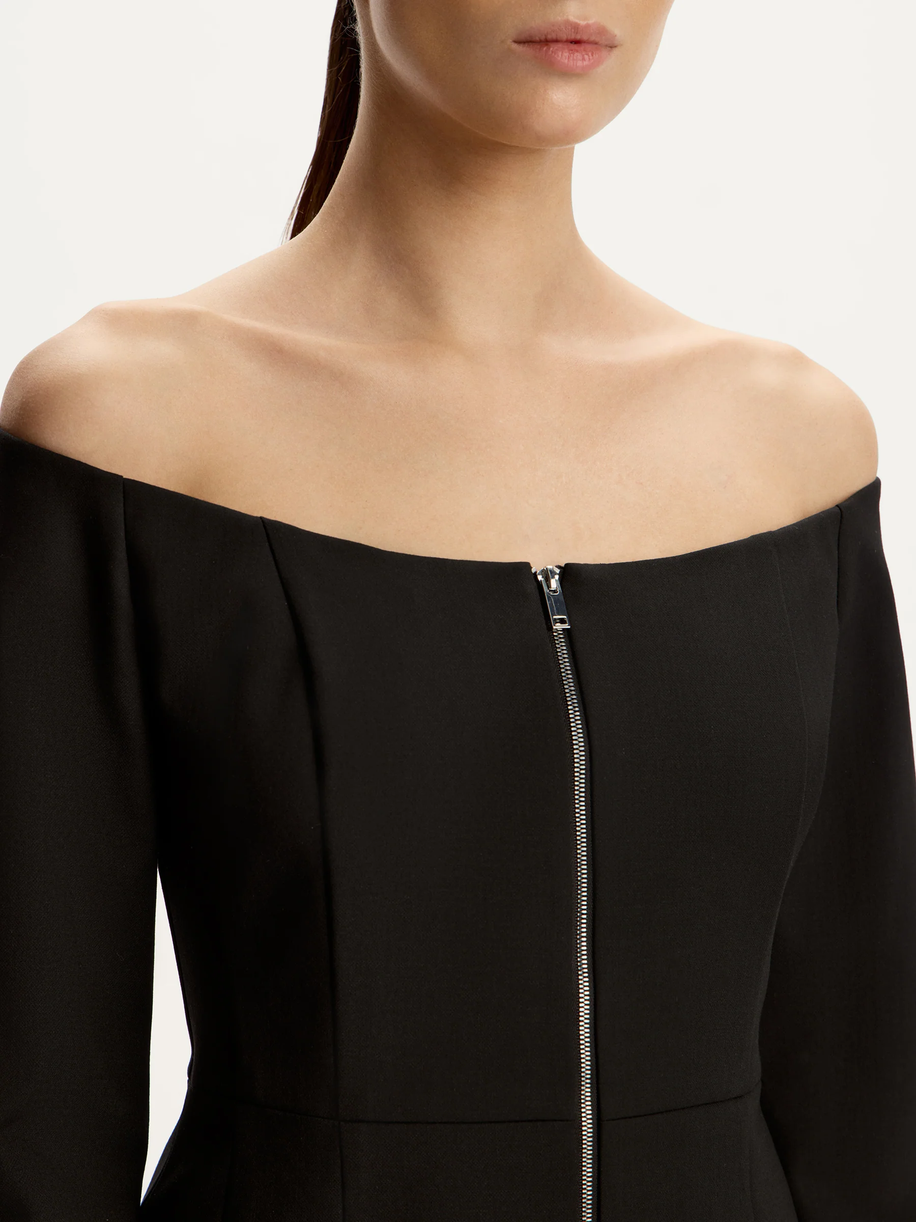 Off-shoulder mini dress - Image 3