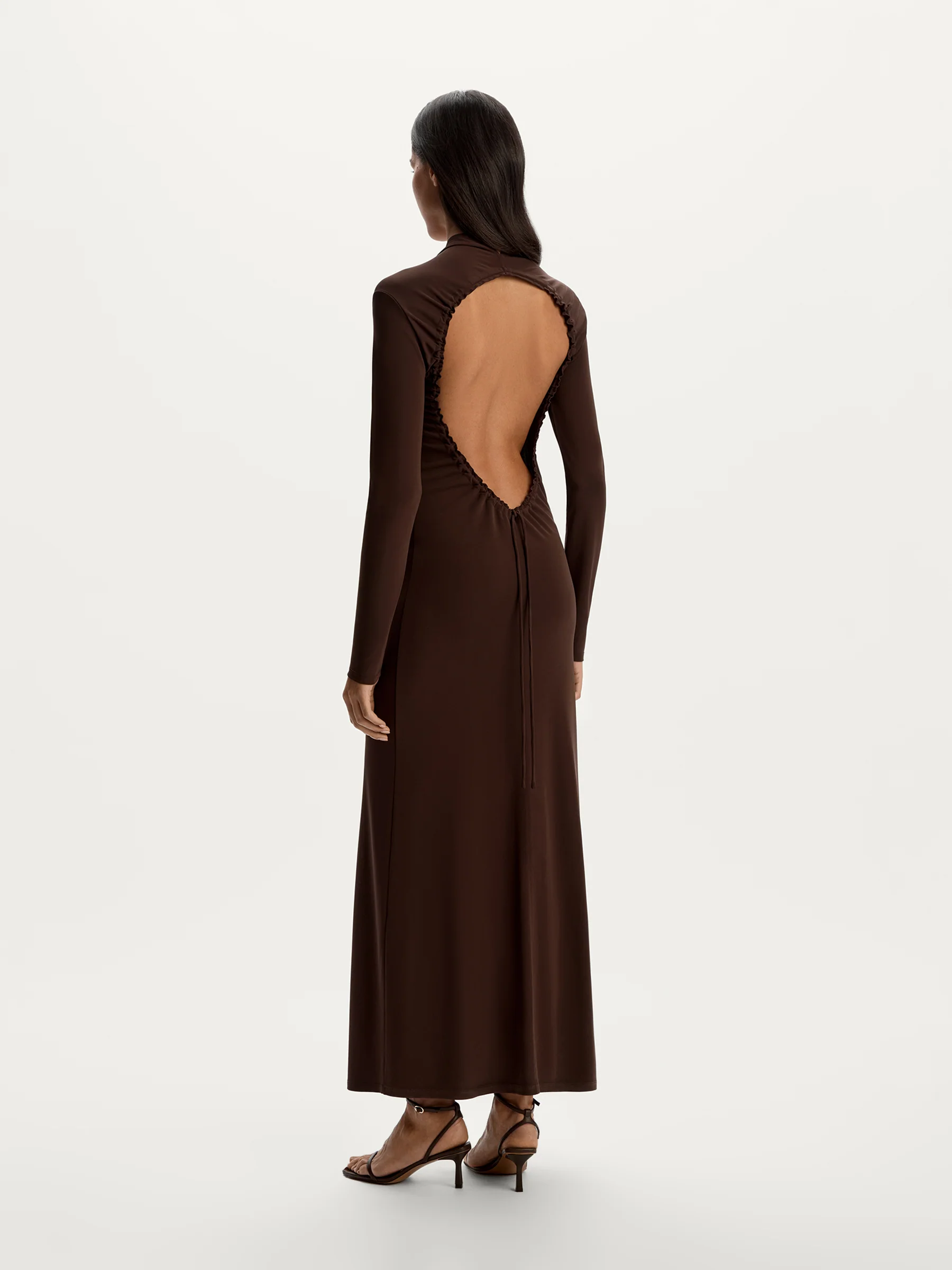 Open-back maxi dress - Image 9