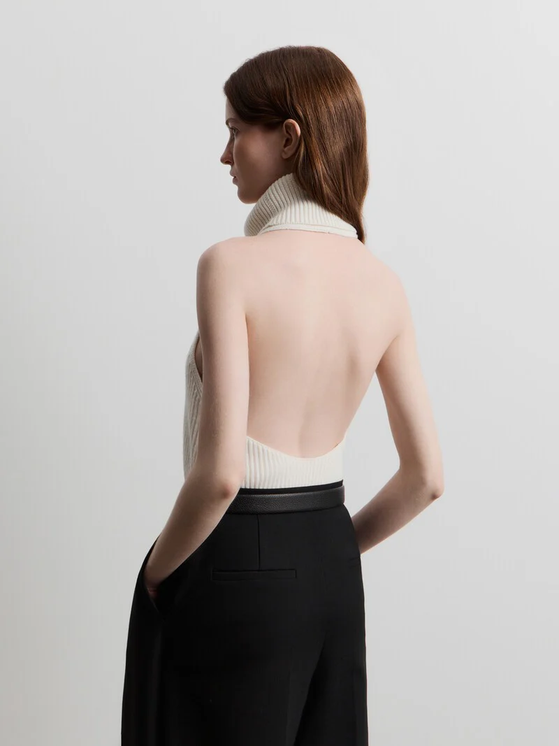Open-back merino top - Image 5