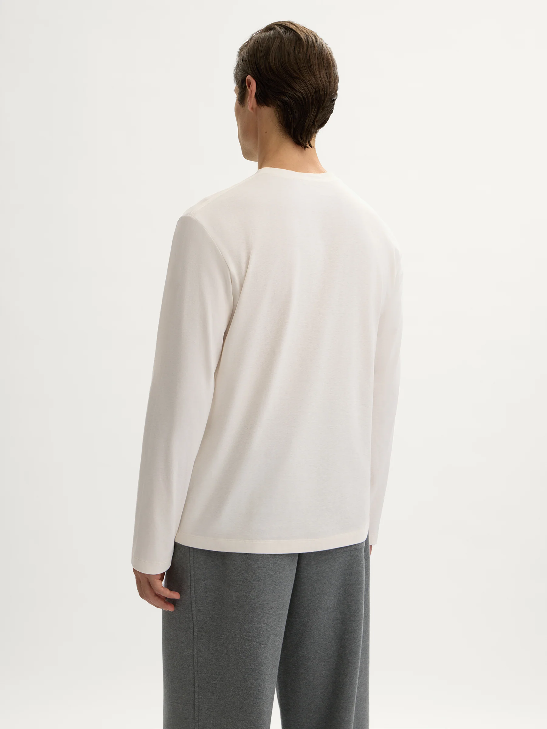 Peached cotton long-sleeve T-shirt - Image 5