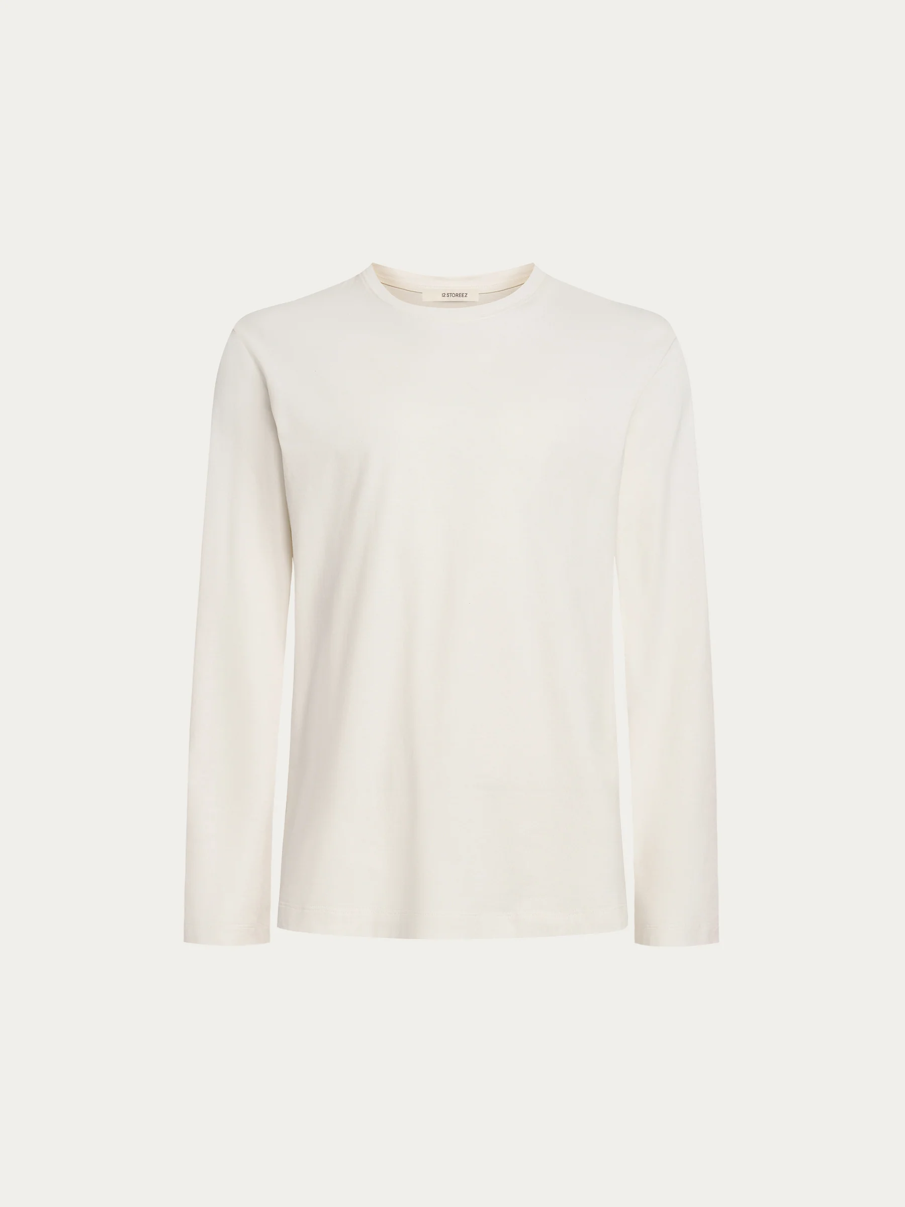 Peached cotton long-sleeve T-shirt - Image 6