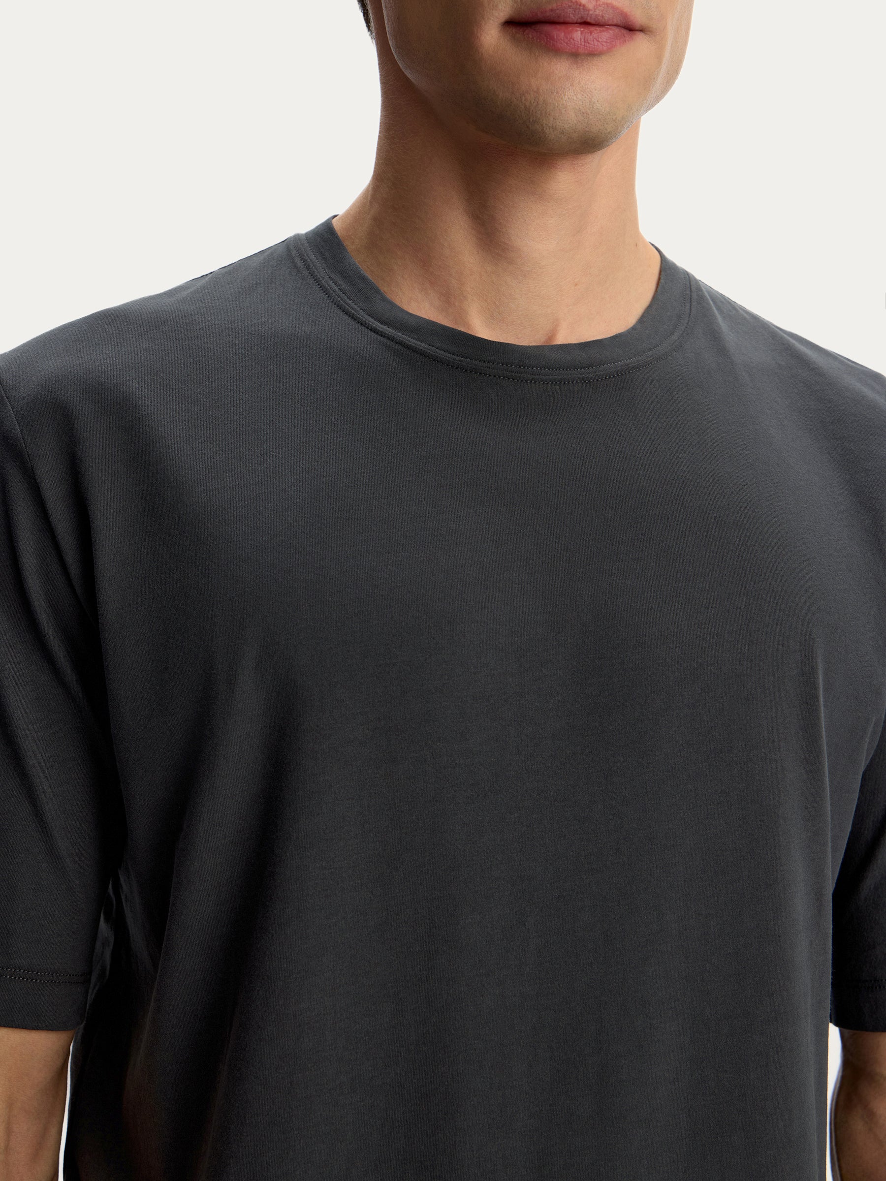 Peached cotton T-shirt - Image 3