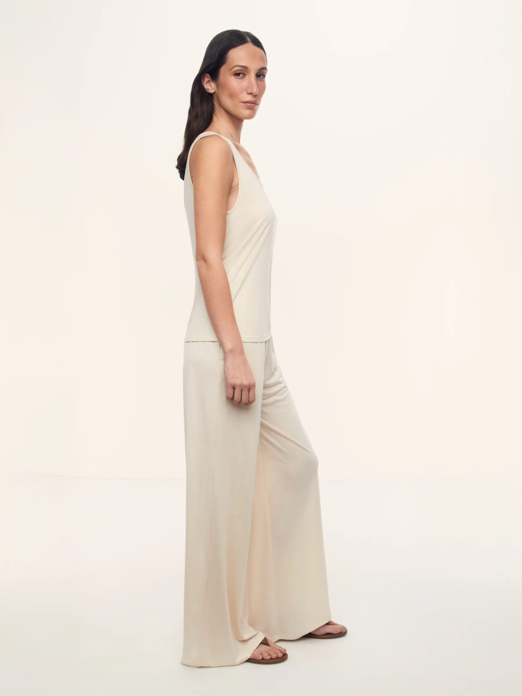 Pearl silk trousers - Image 2