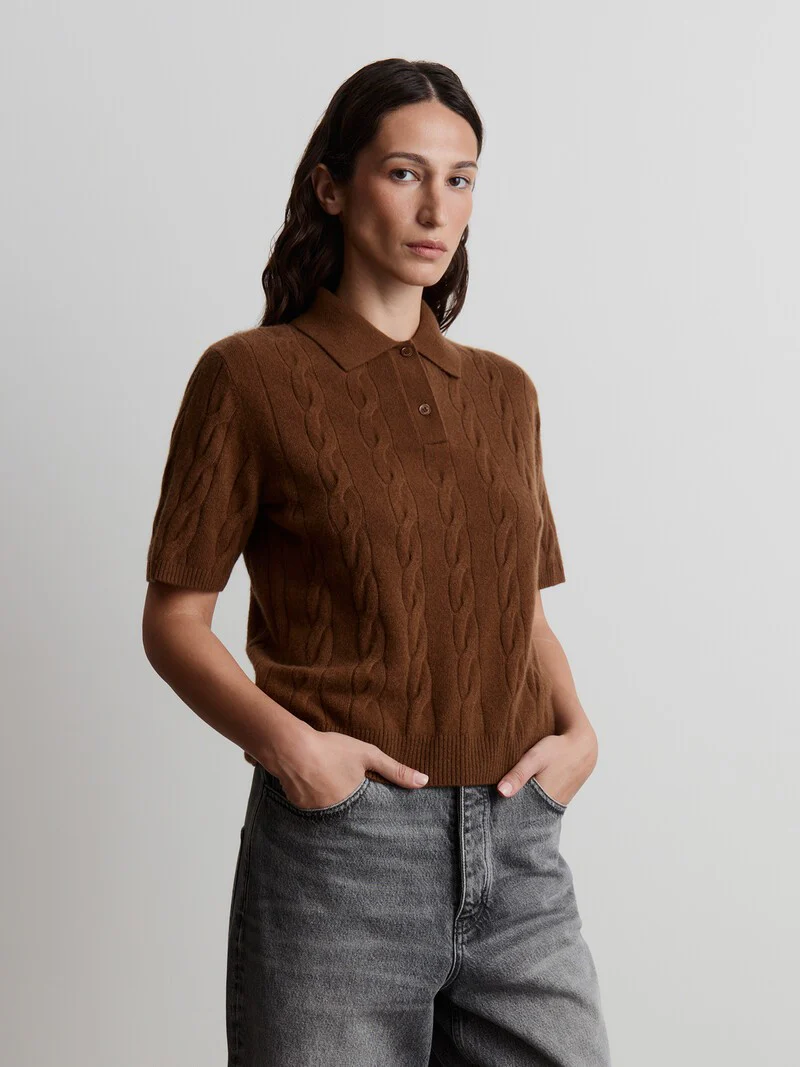 Preppy cashmere jumper
