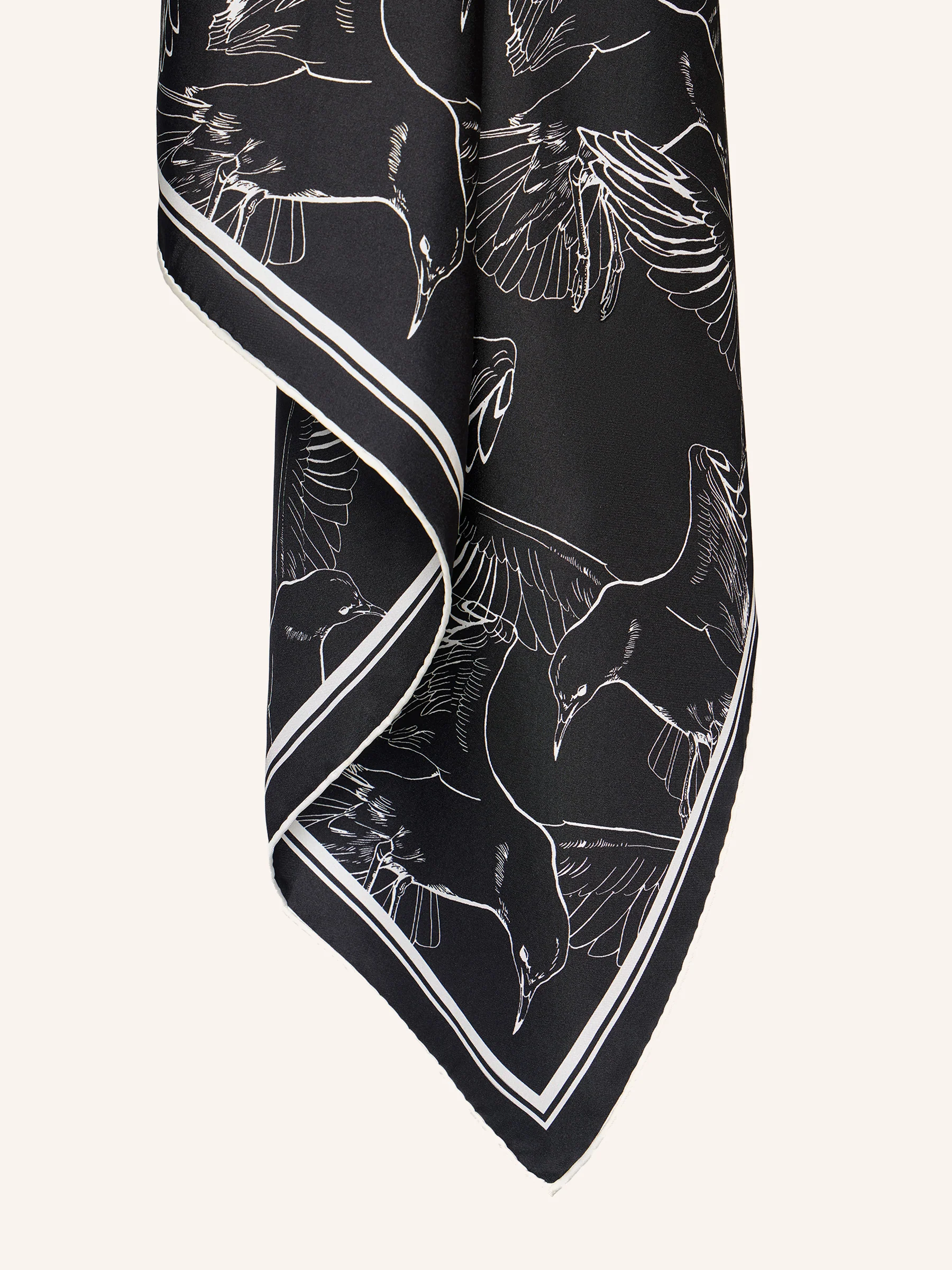Printed silk scarf - Image 4