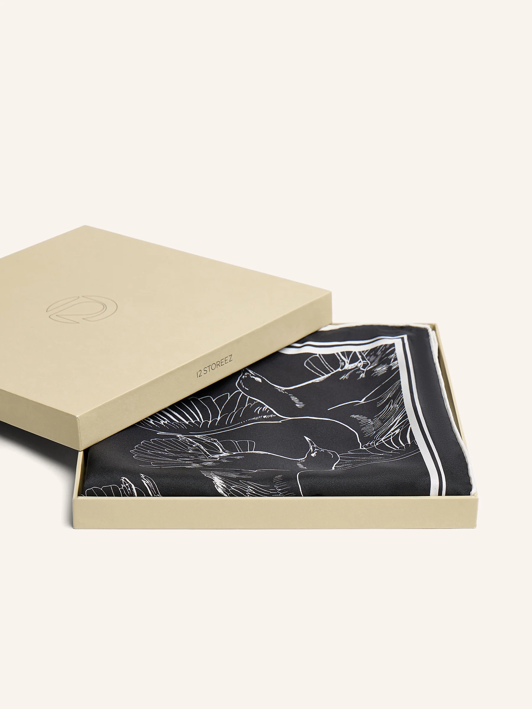 Printed silk scarf - Image 5