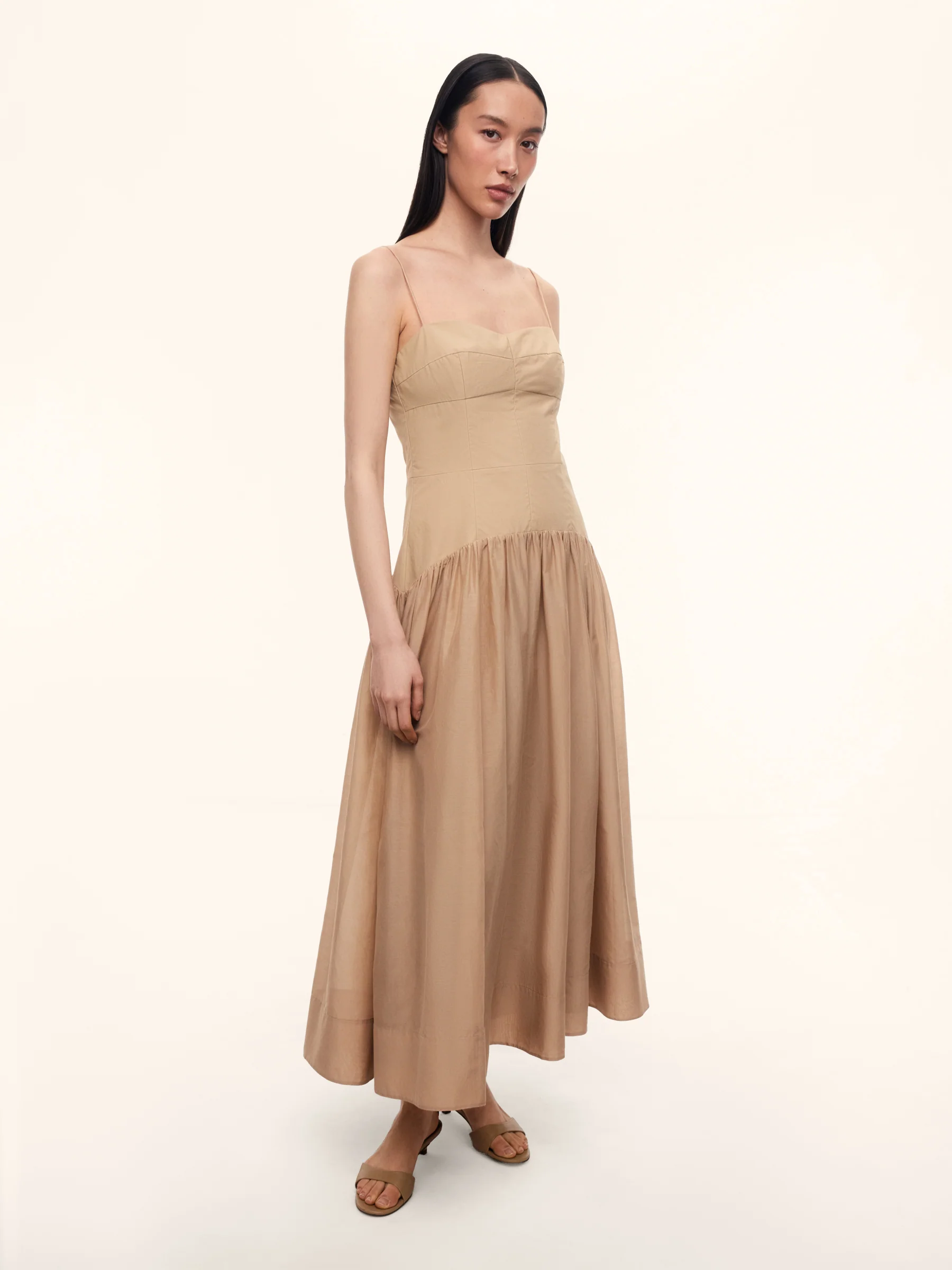 Provence cotton-silk dress