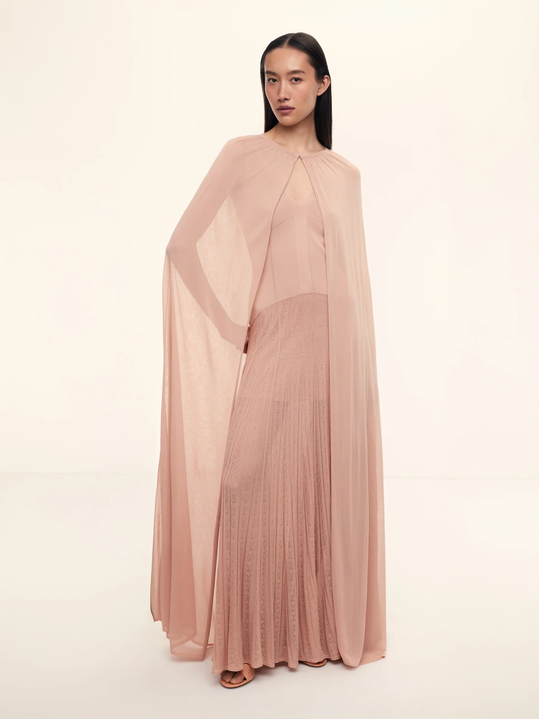 Rare Rose cape dress