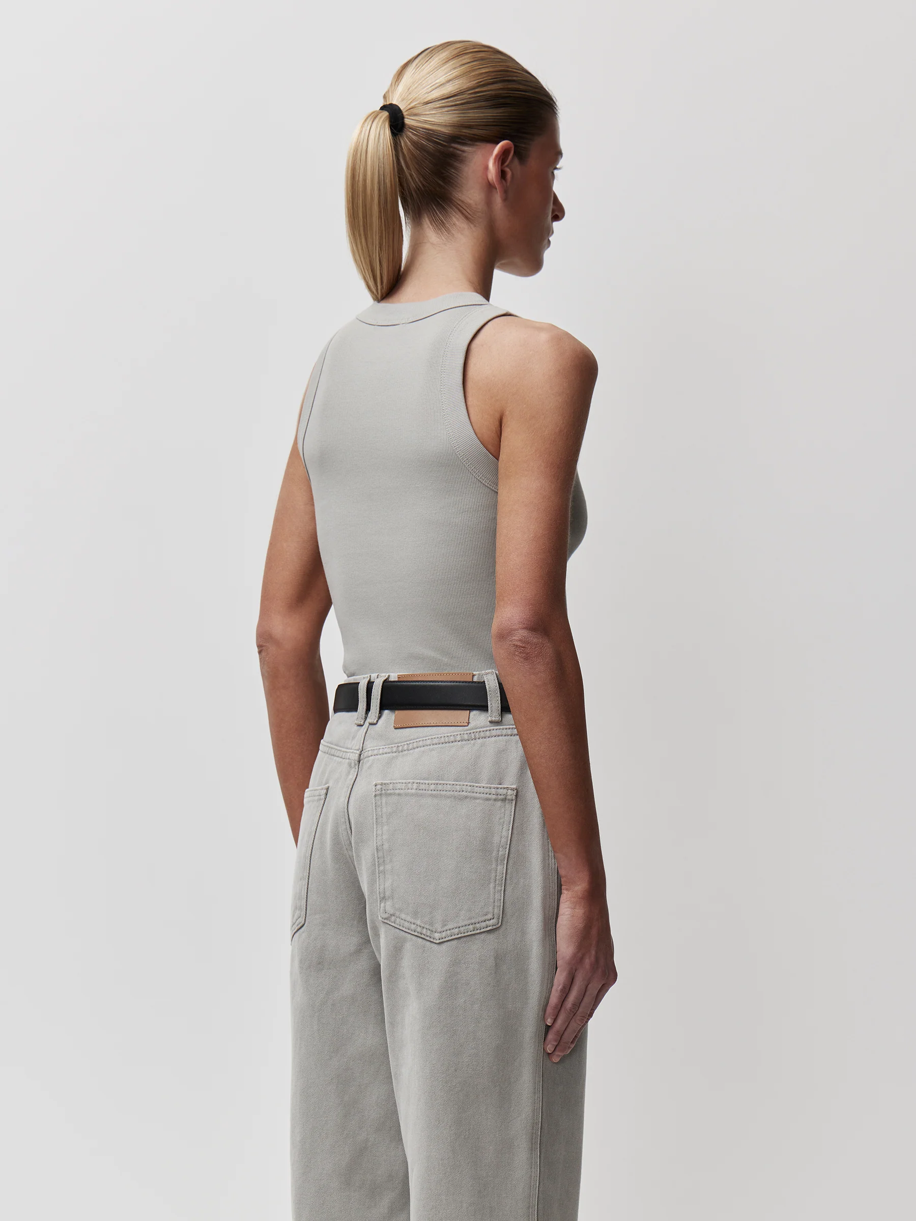 Ribbed cotton tank top - Image 4