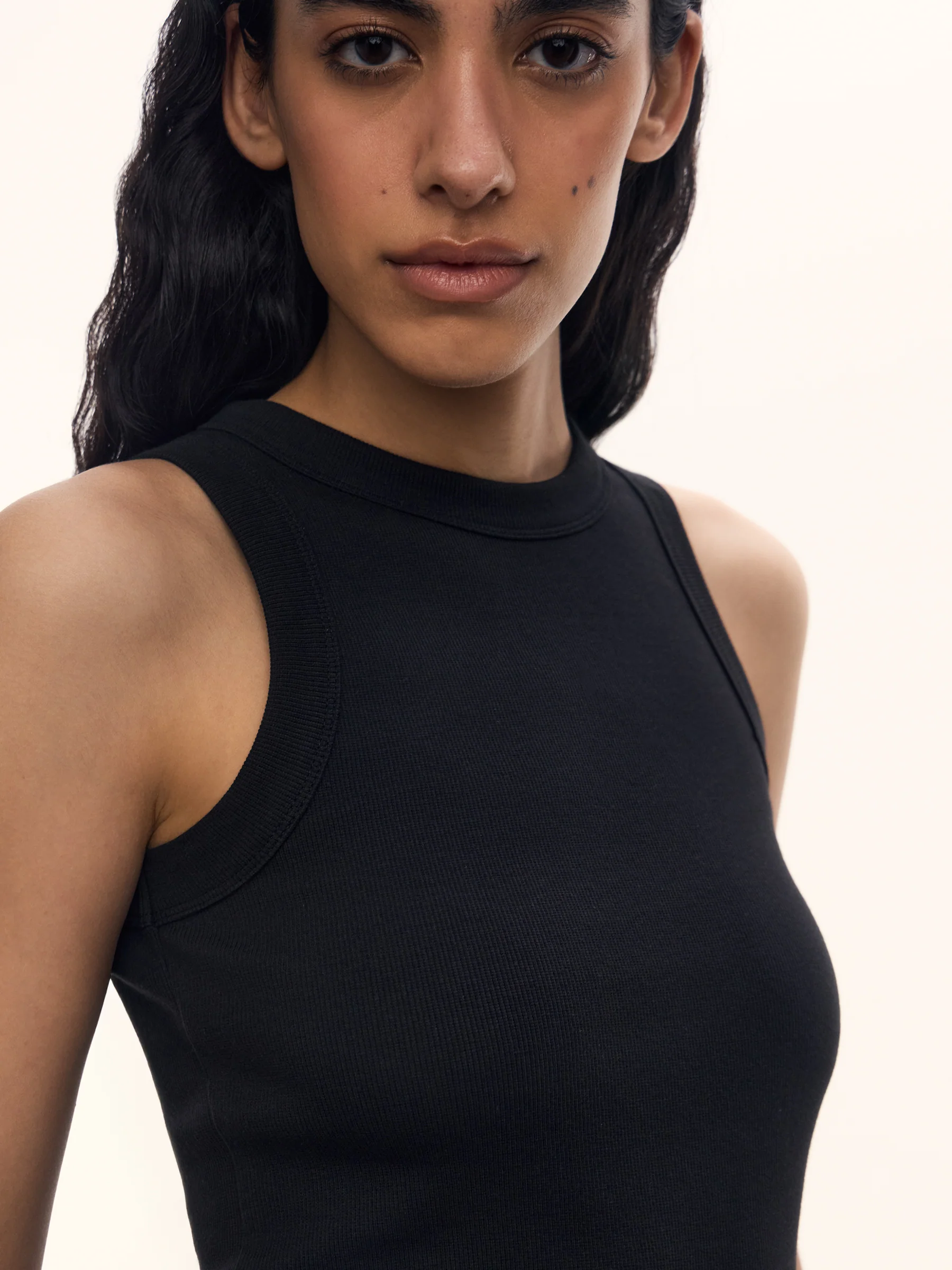 Ribbed cotton tank top - Image 4