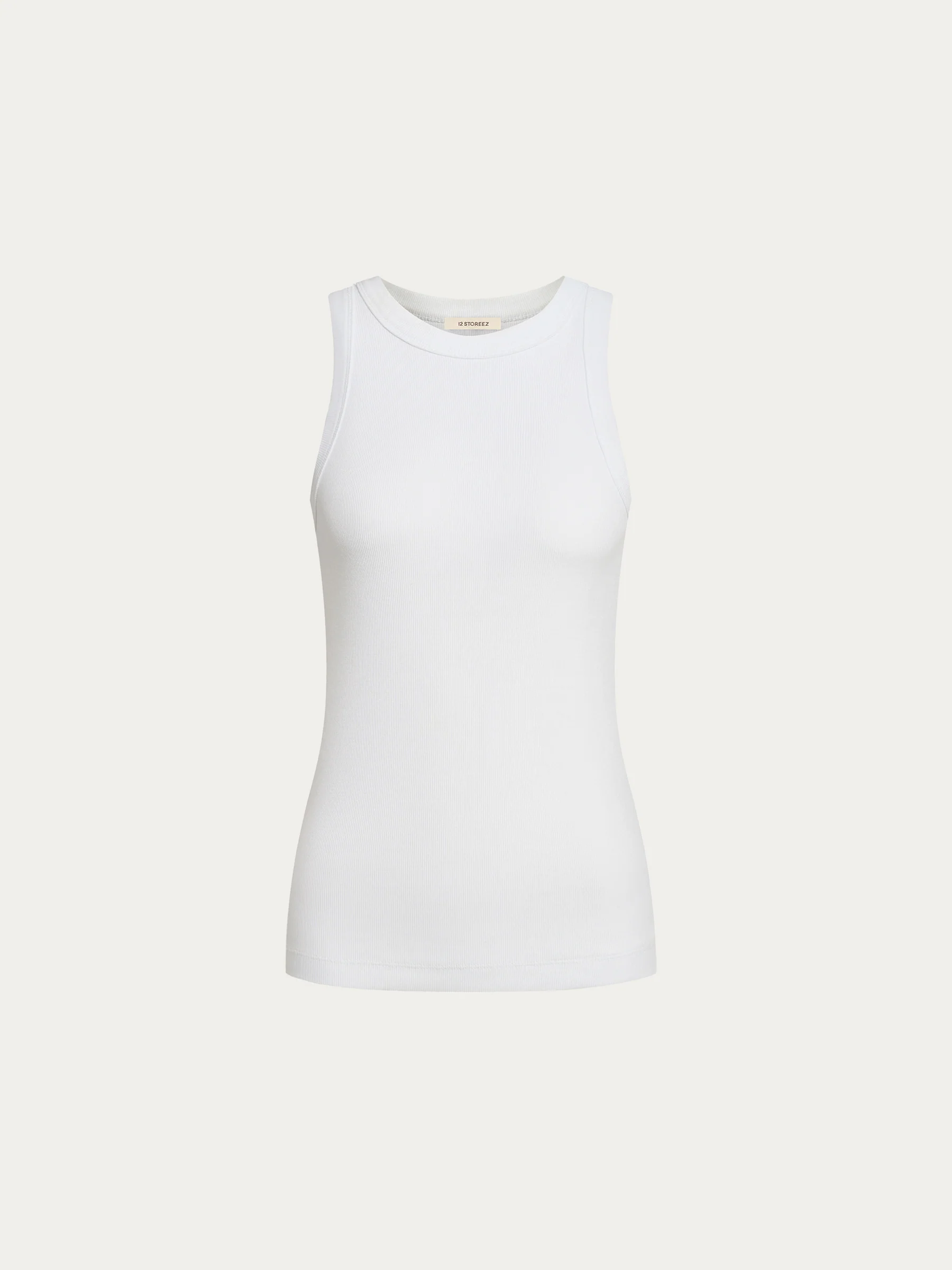 Ribbed cotton tank top - Image 6