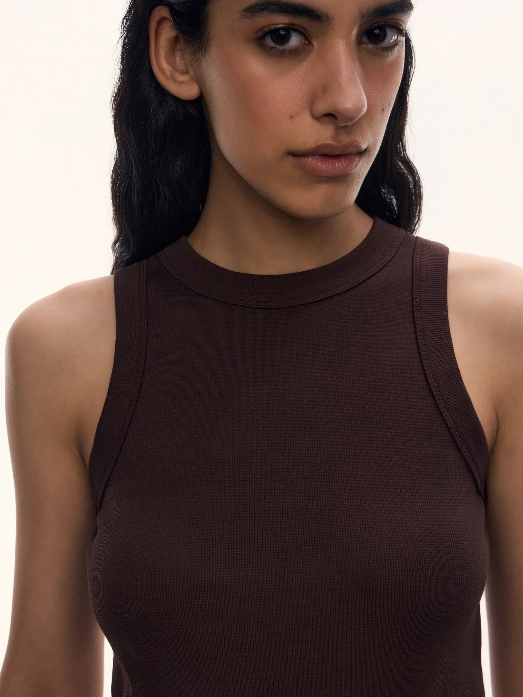 Ribbed cotton tank top - Image 4