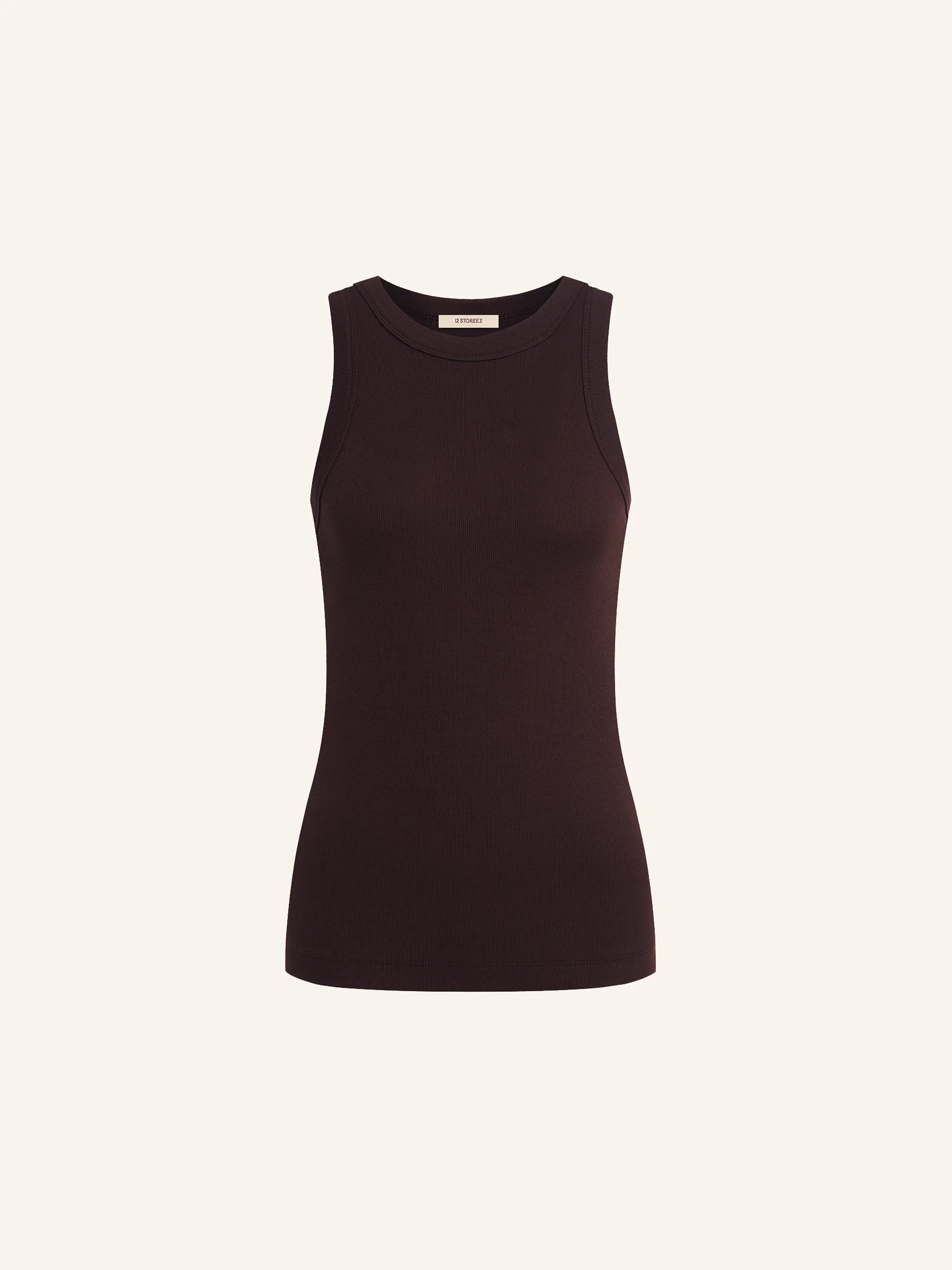 Ribbed cotton tank top - Image 6