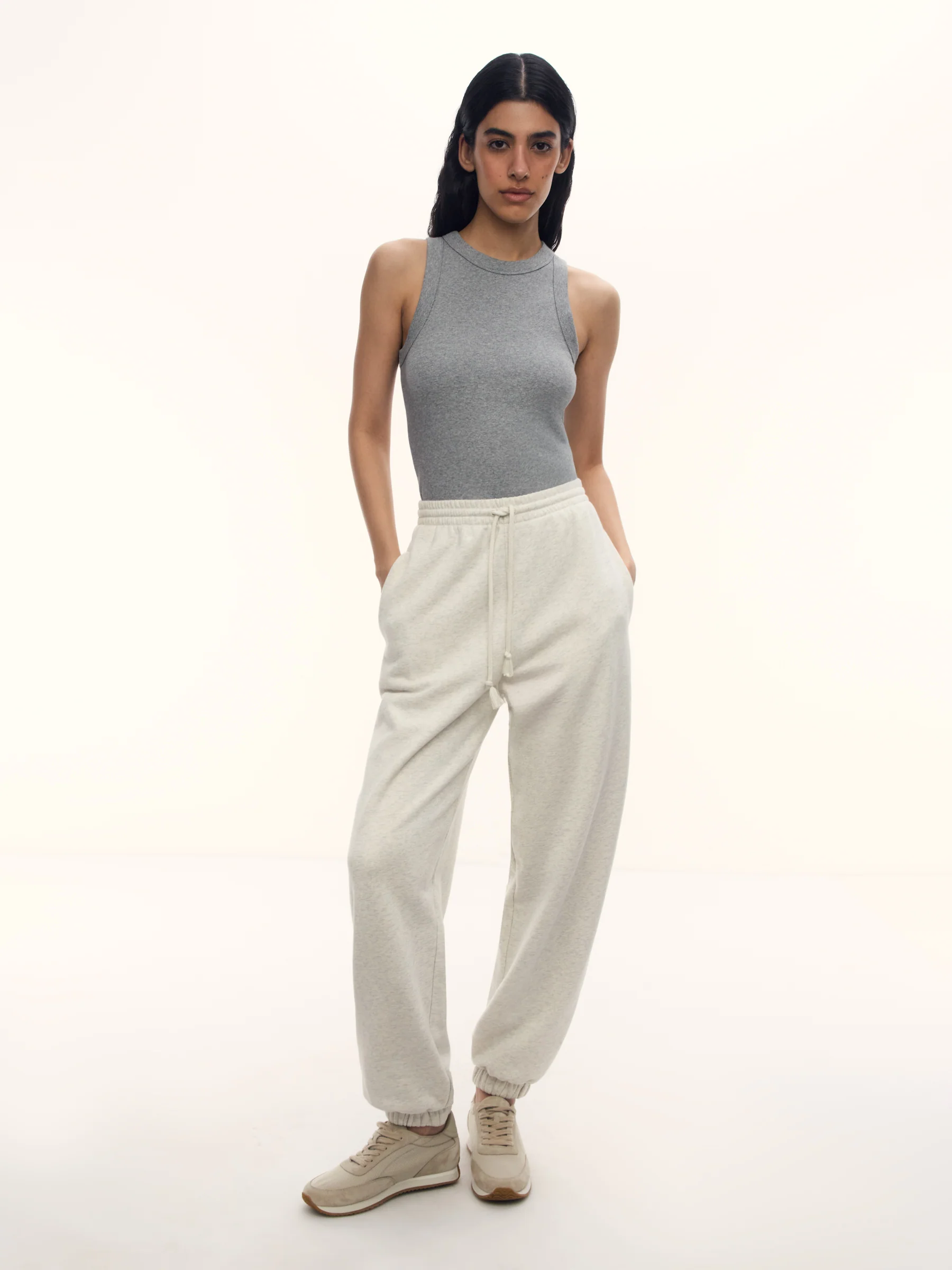 Ribbed cotton tank top - Image 2