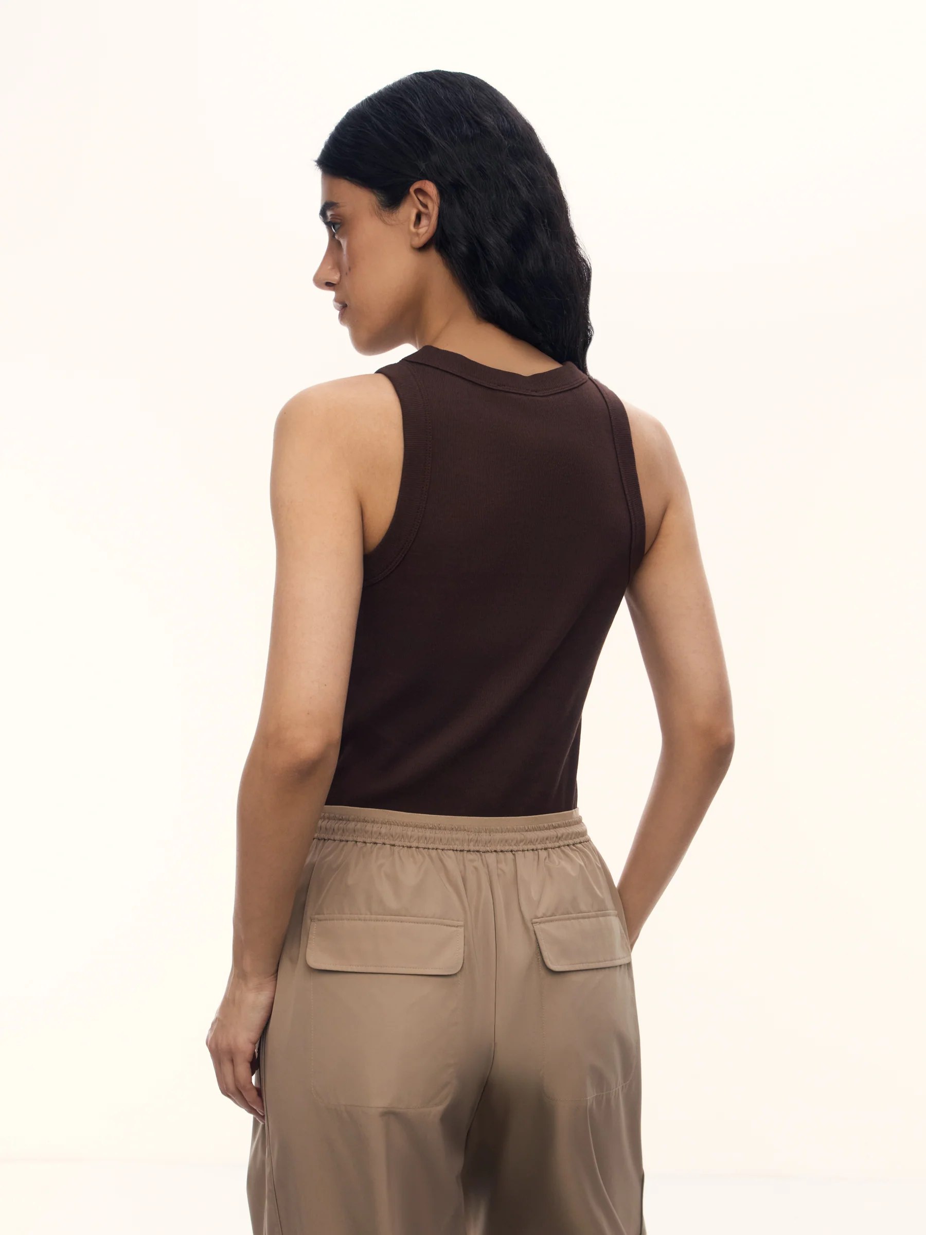 Ribbed cotton tank top - Image 4