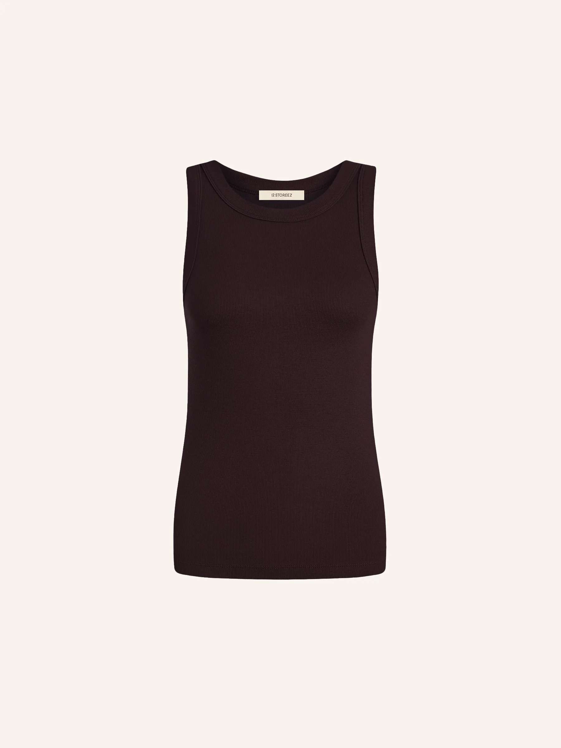 Ribbed cotton tank top - Image 5