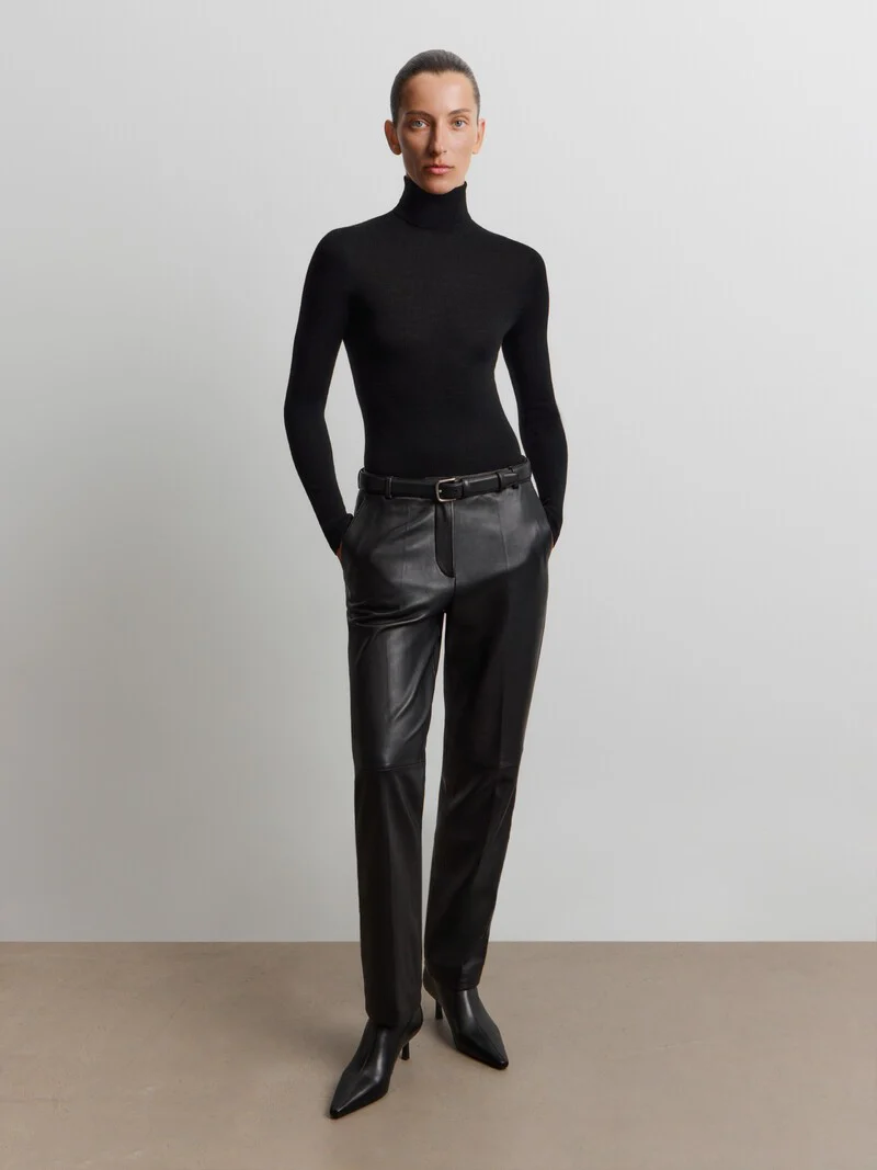Ribbed merino turtleneck - Image 2