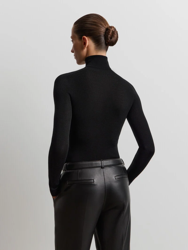 Ribbed merino turtleneck - Image 5