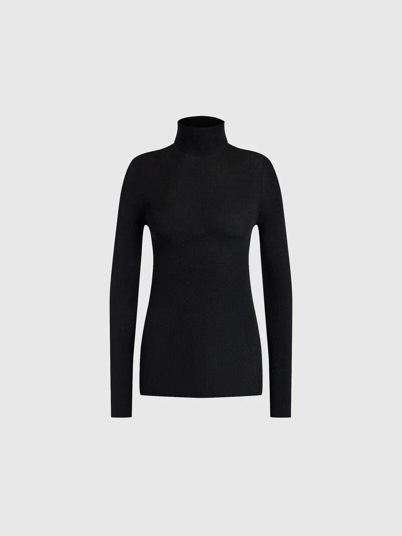 Ribbed merino turtleneck - Image 6