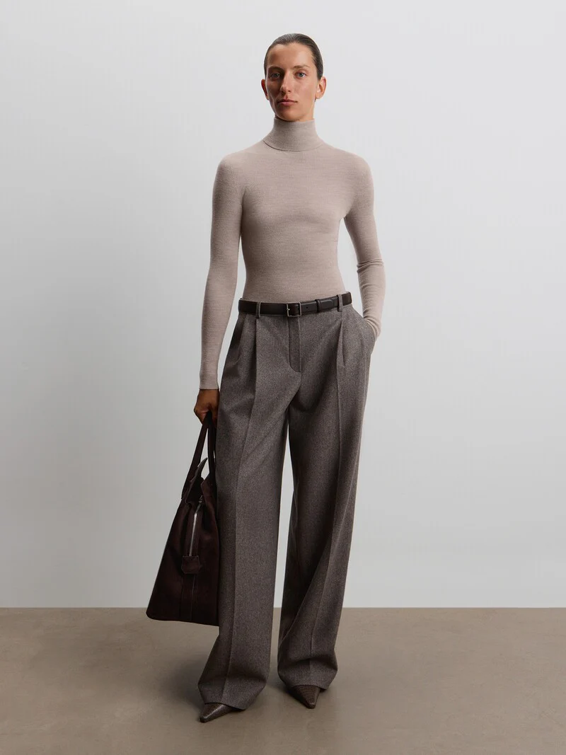 Ribbed merino turtleneck - Image 2