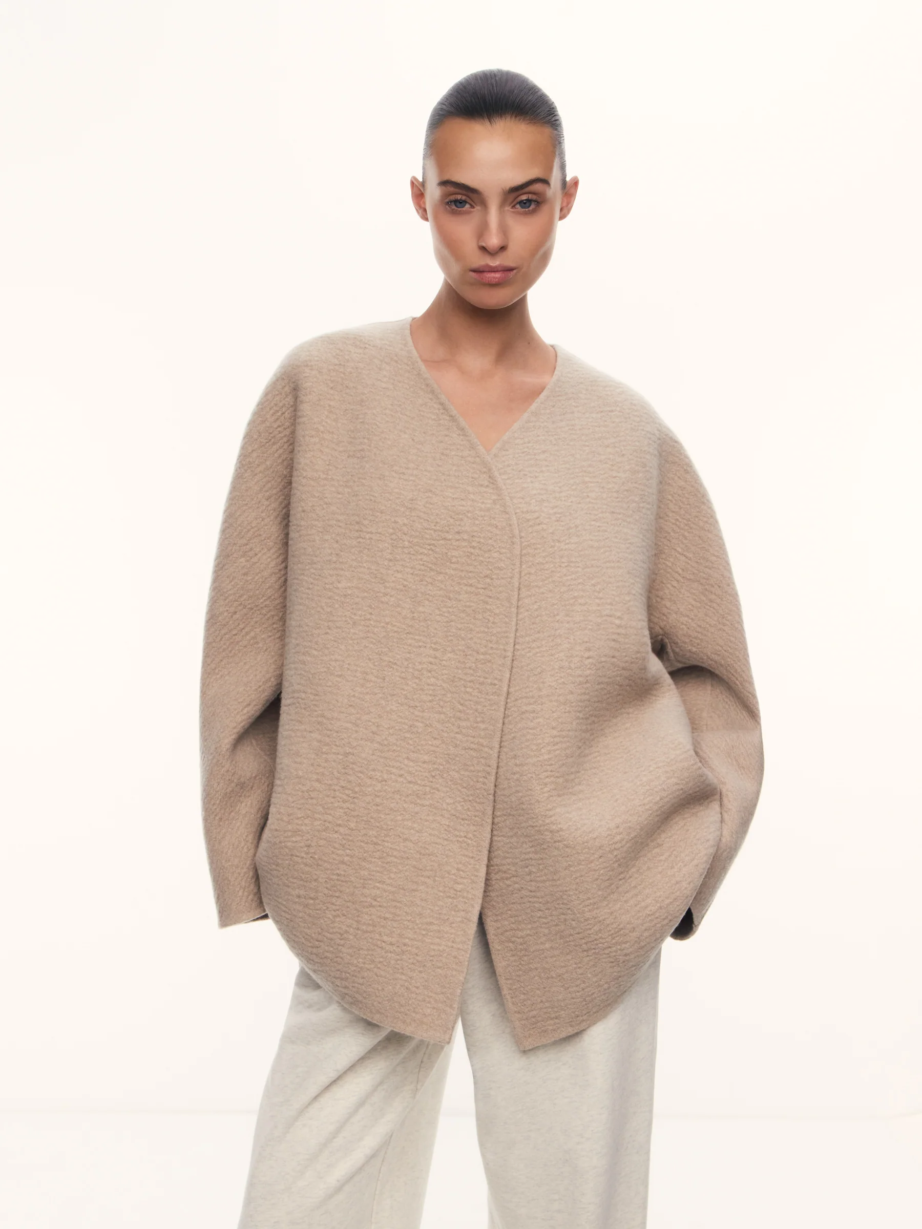 Ripple cashmere jacket