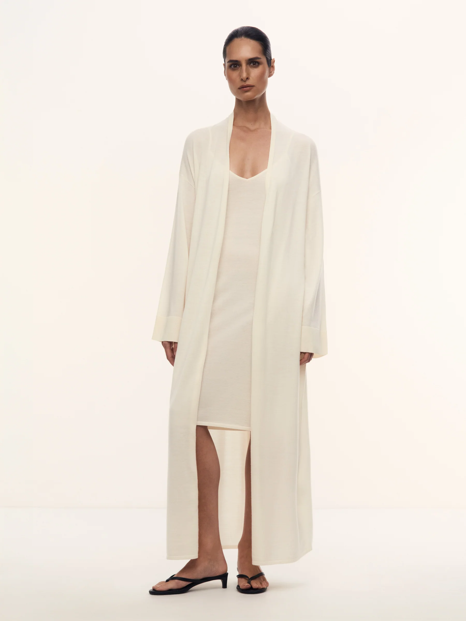 Rosie merino-silk cardigan