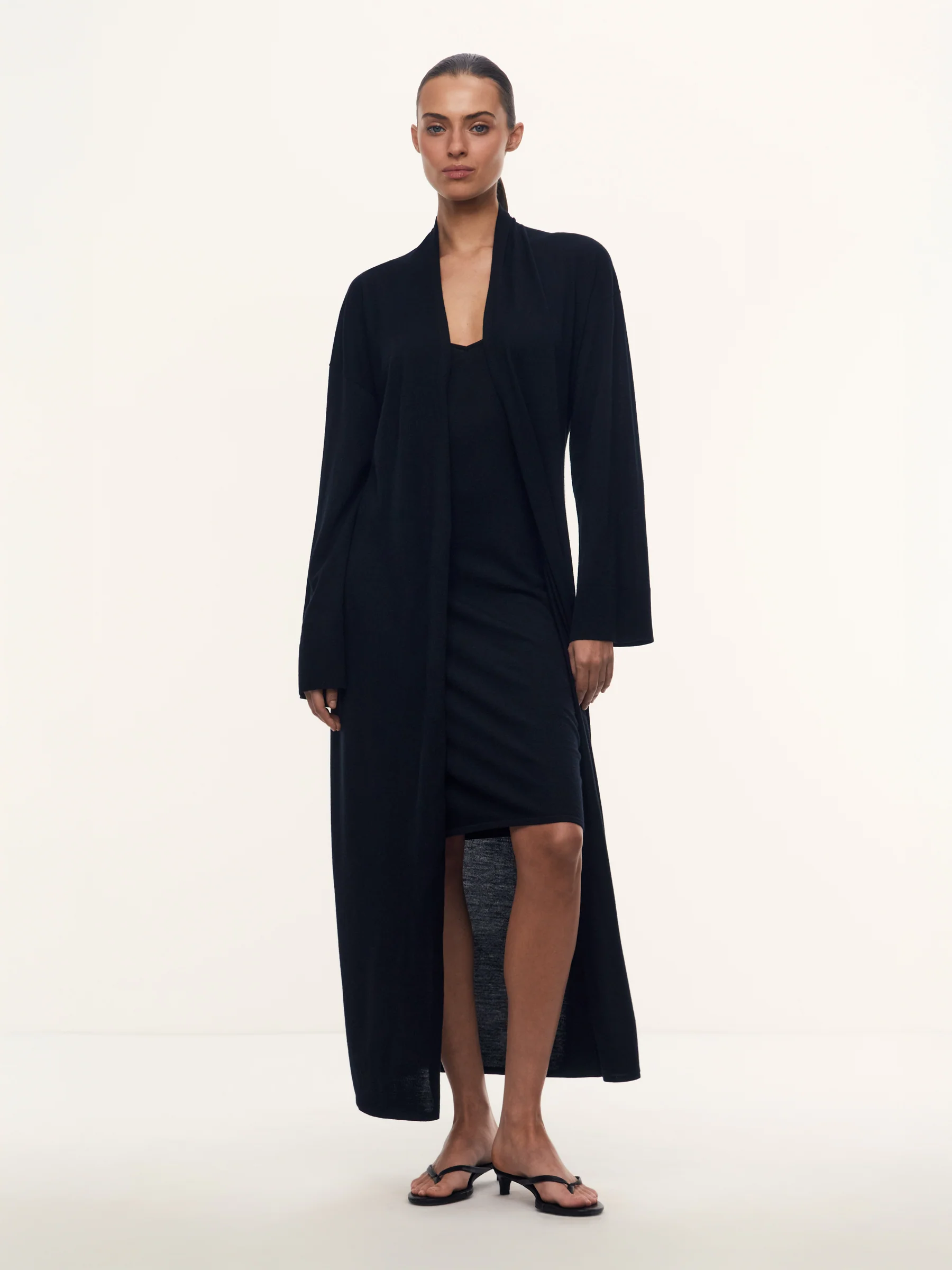 Rosie merino-silk cardigan