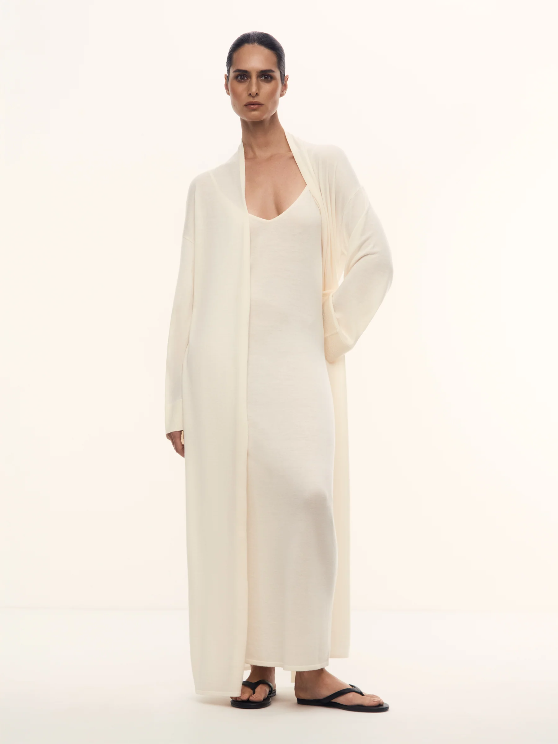 Rosie merino-silk dress - Image 4