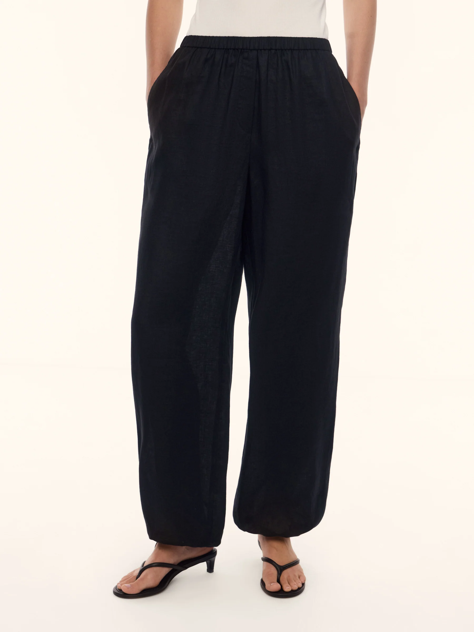 Santorini linen trousers - Image 3