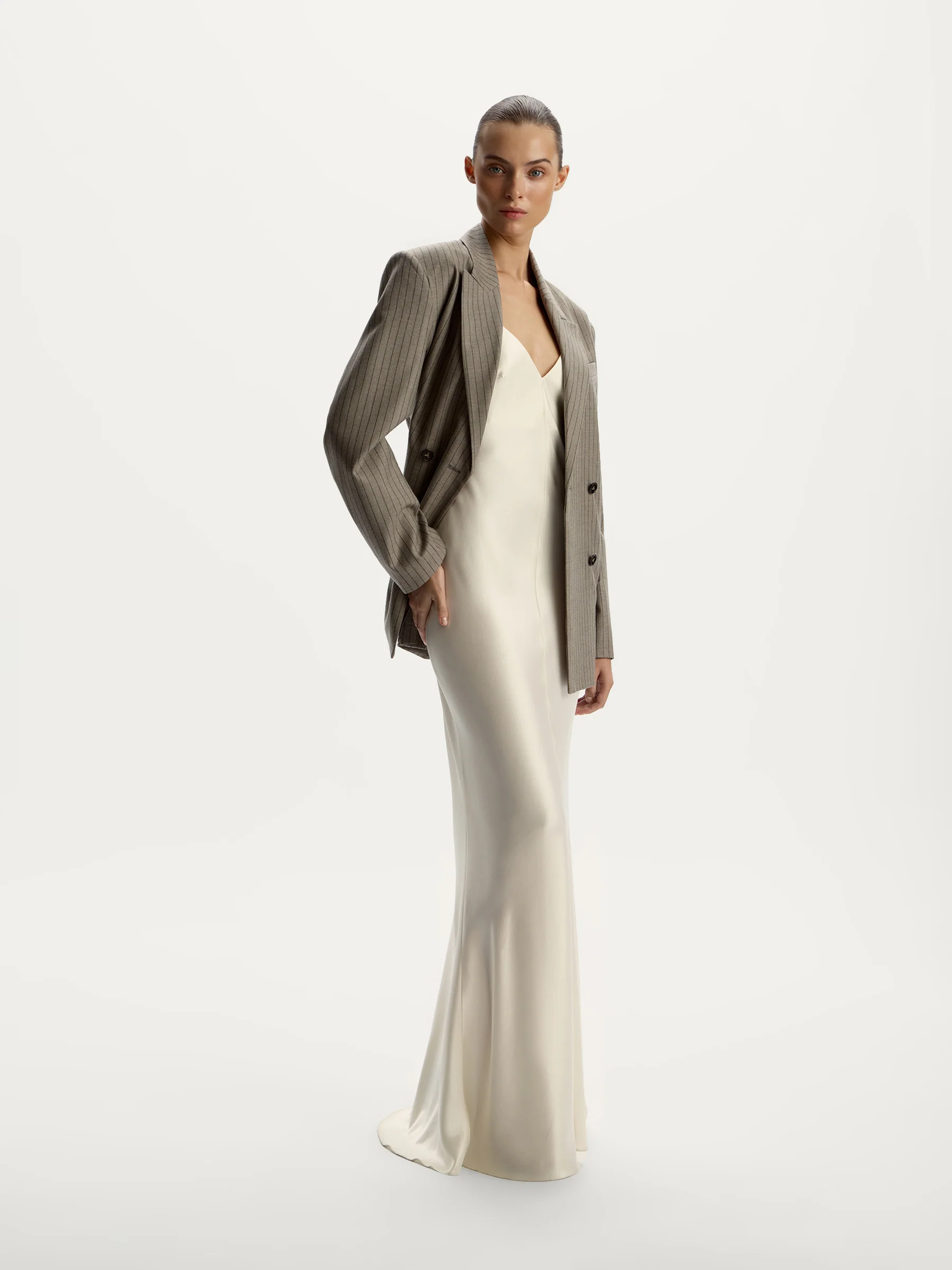 Satin maxi dress - Image 2