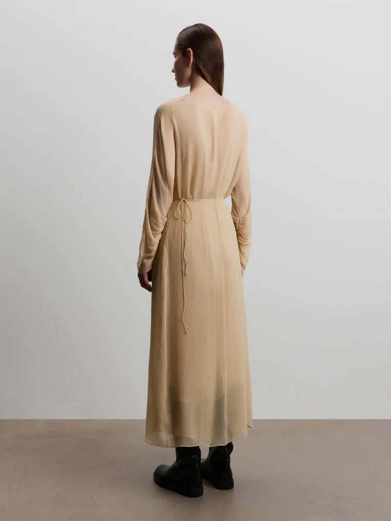 Silk chiffon dress - Image 5