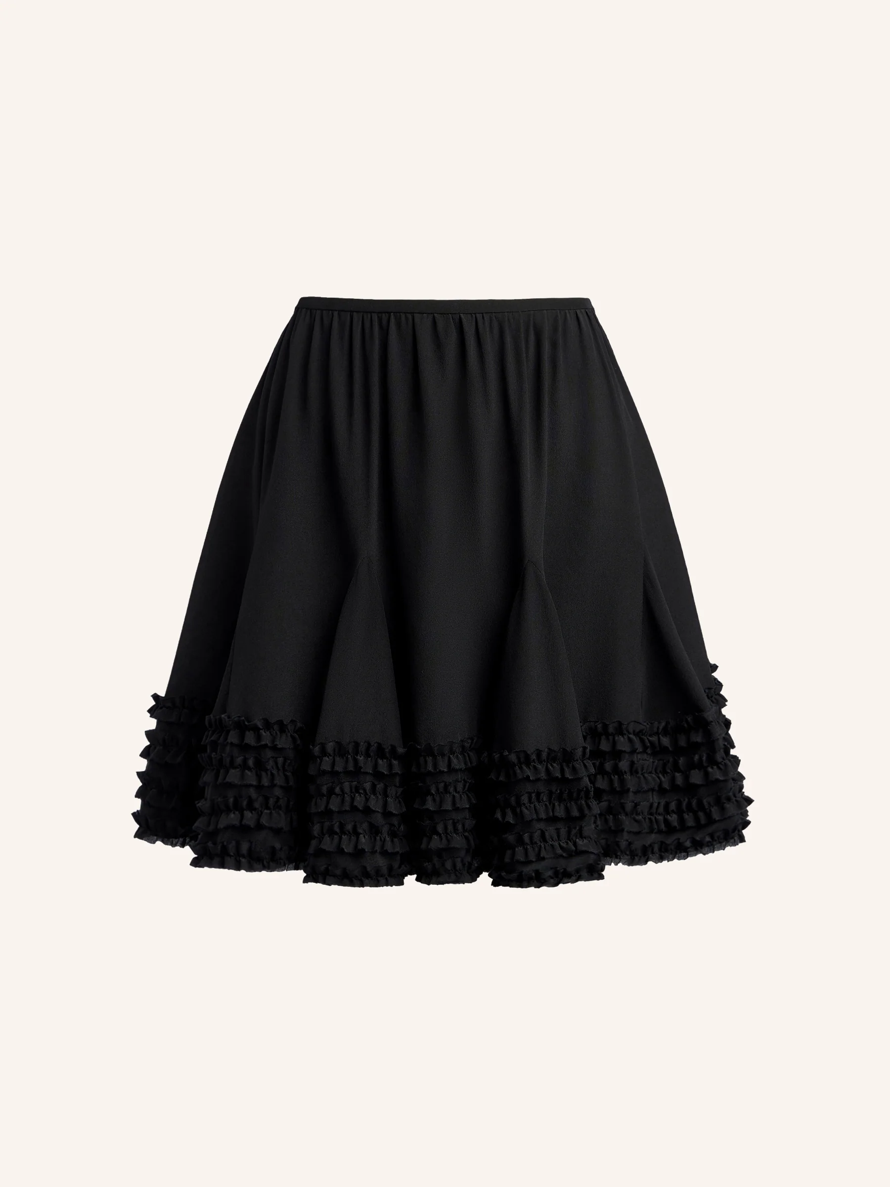 Silk chiffon skirt - Image 5