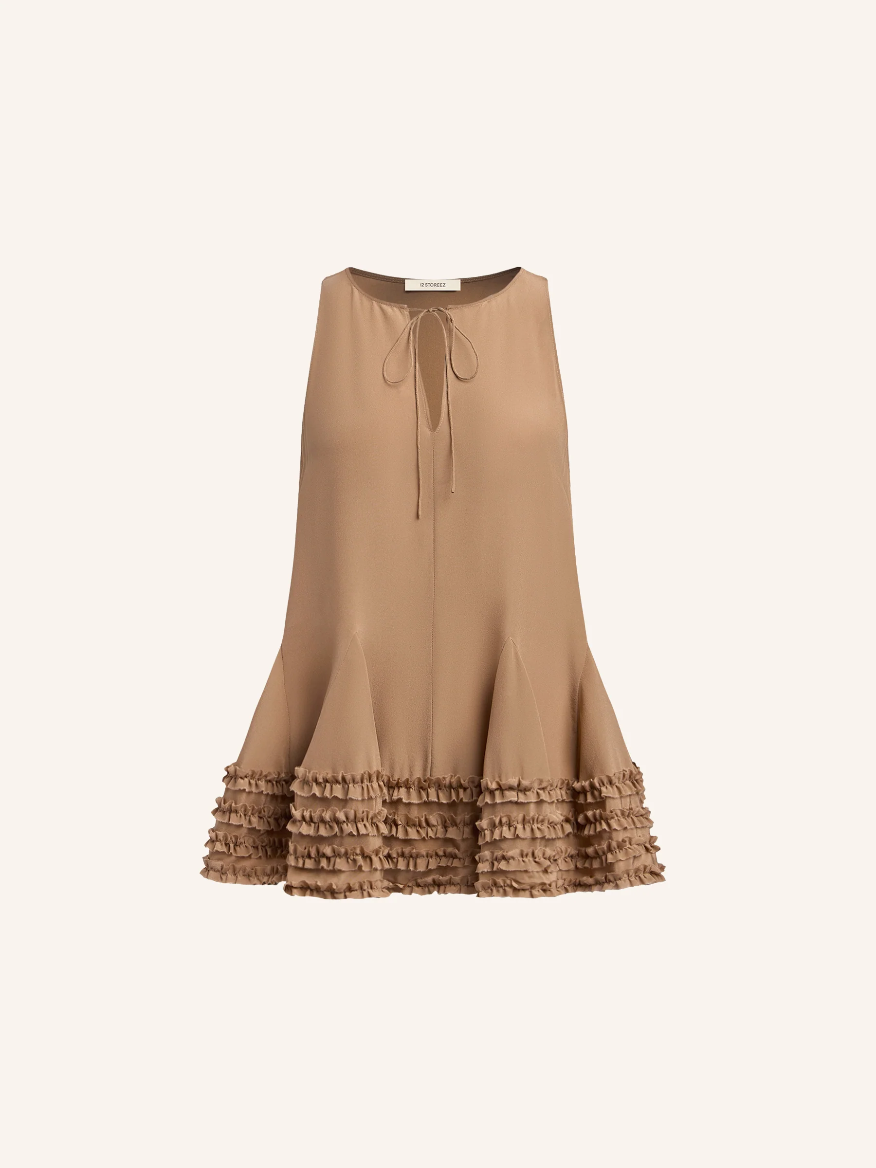 Silk chiffon top - Image 6