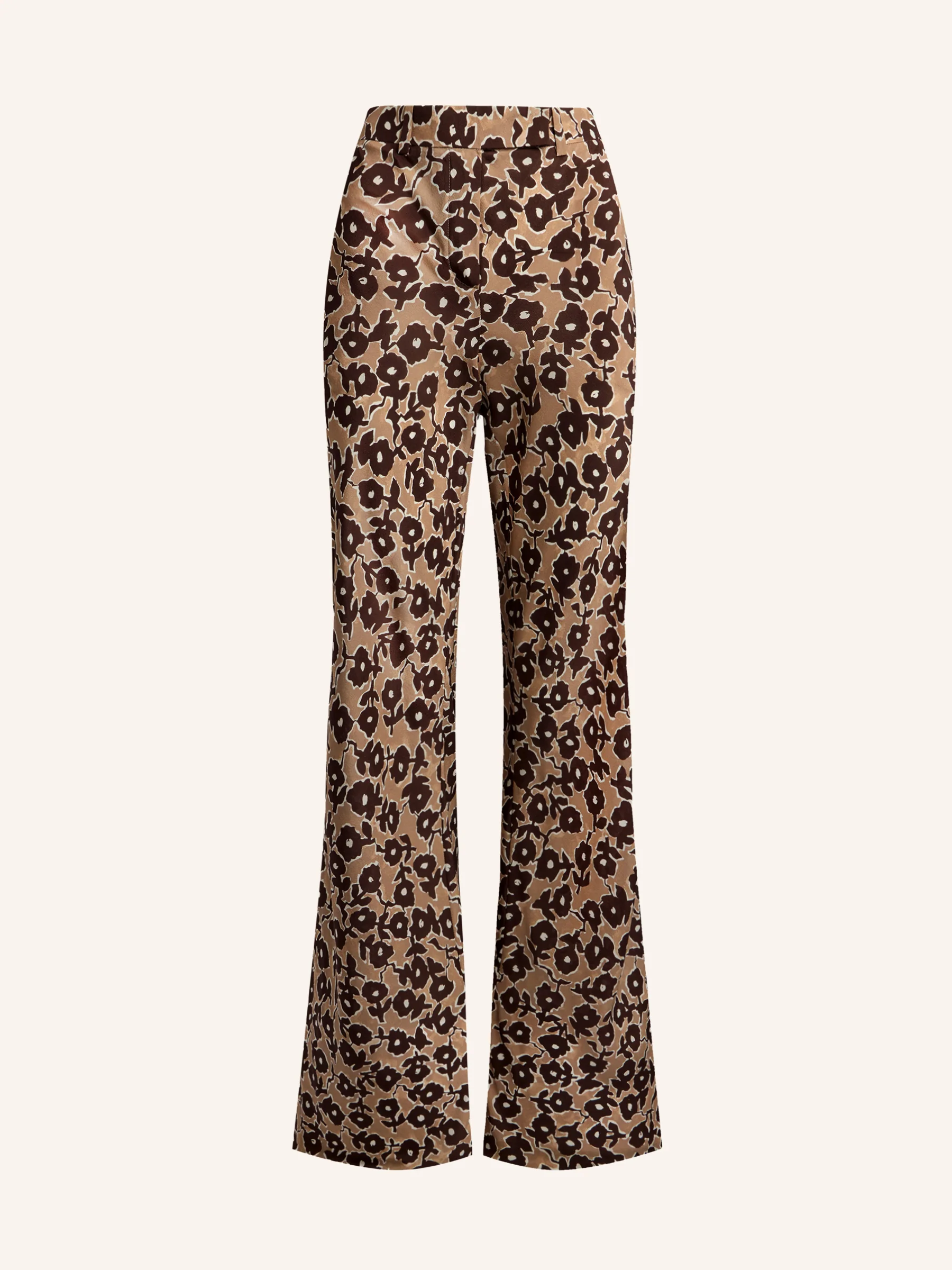 Silk chiffon trousers - Image 6