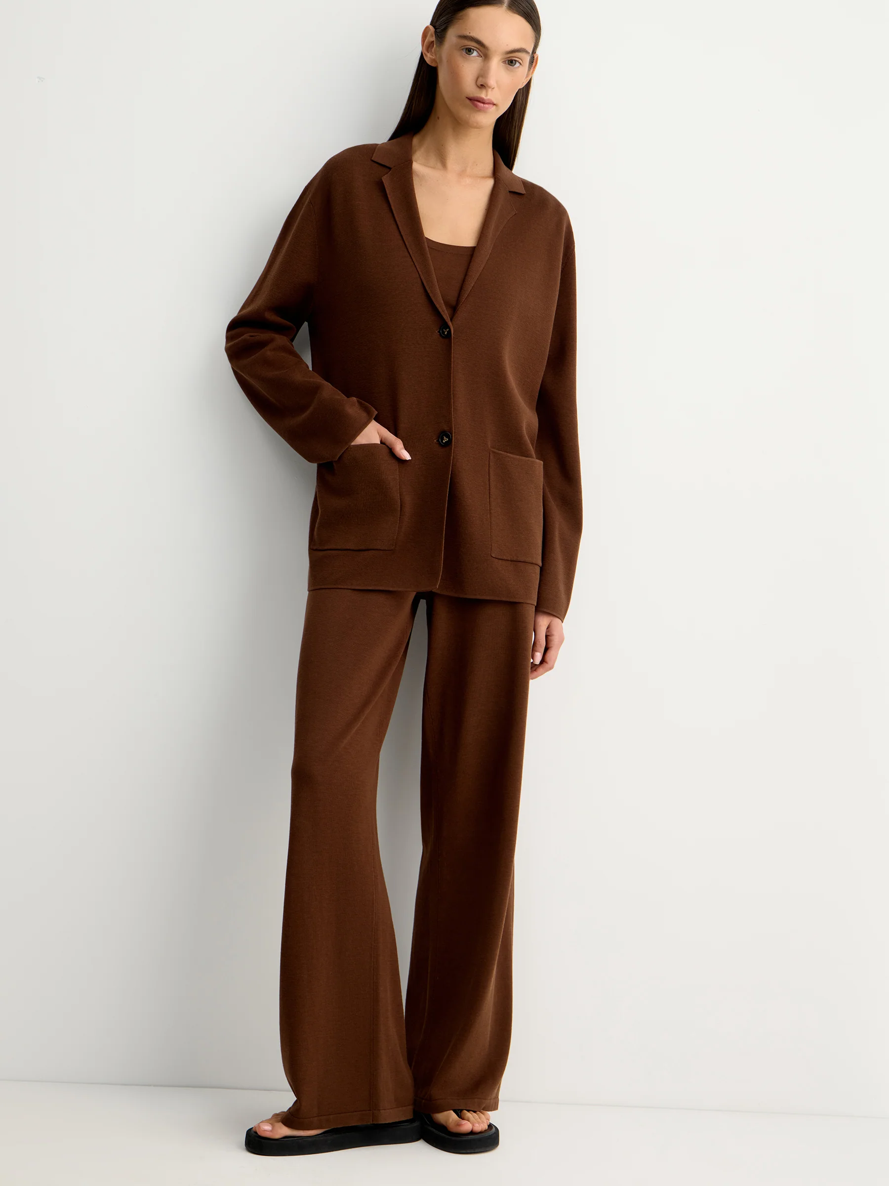 Silk-cotton cardigan