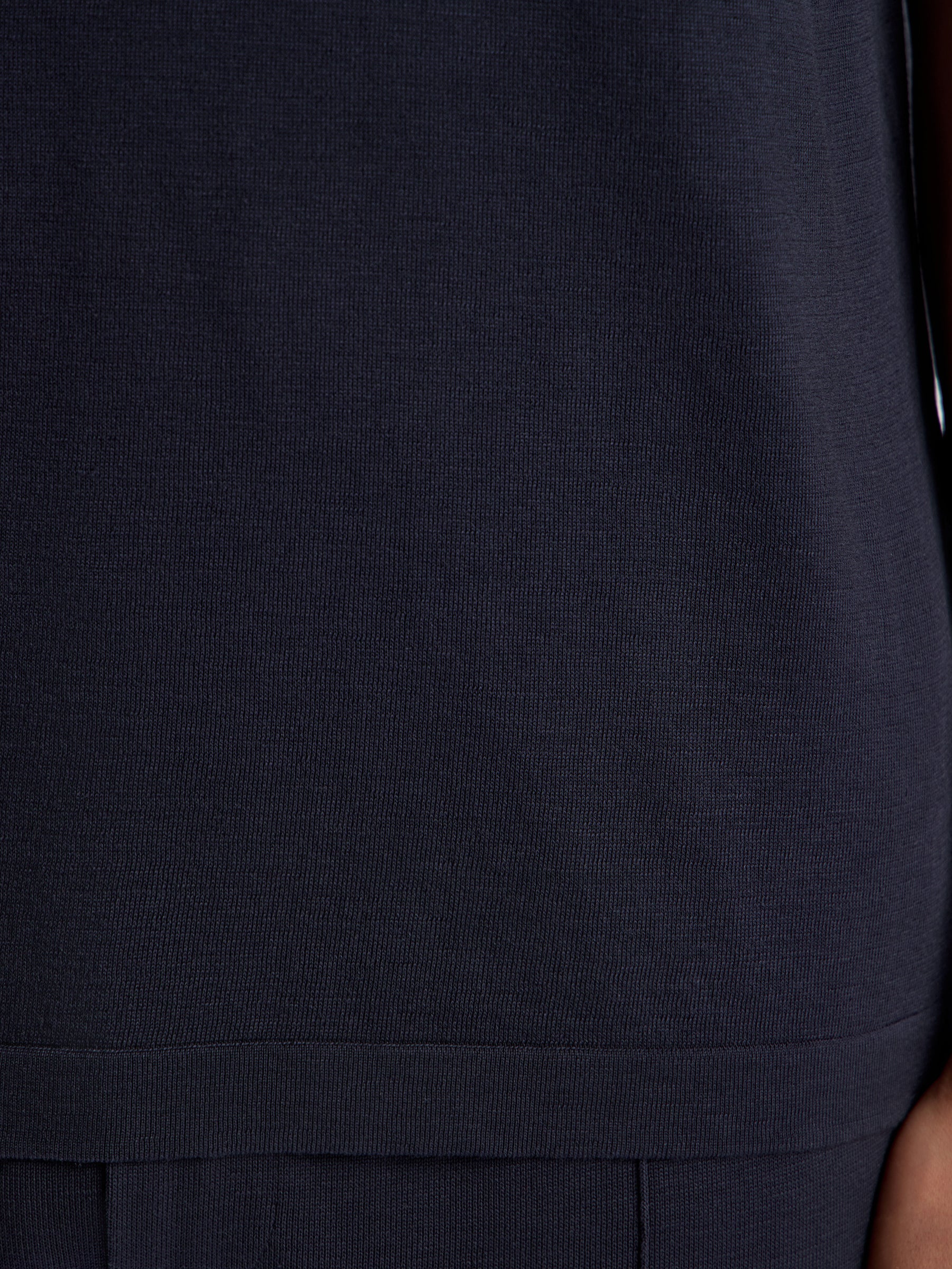 Silk-cotton knit T-shirt - Image 4