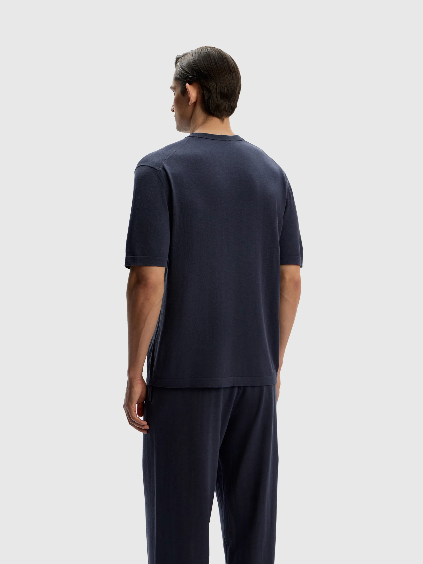 Silk-cotton knit T-shirt - Image 5