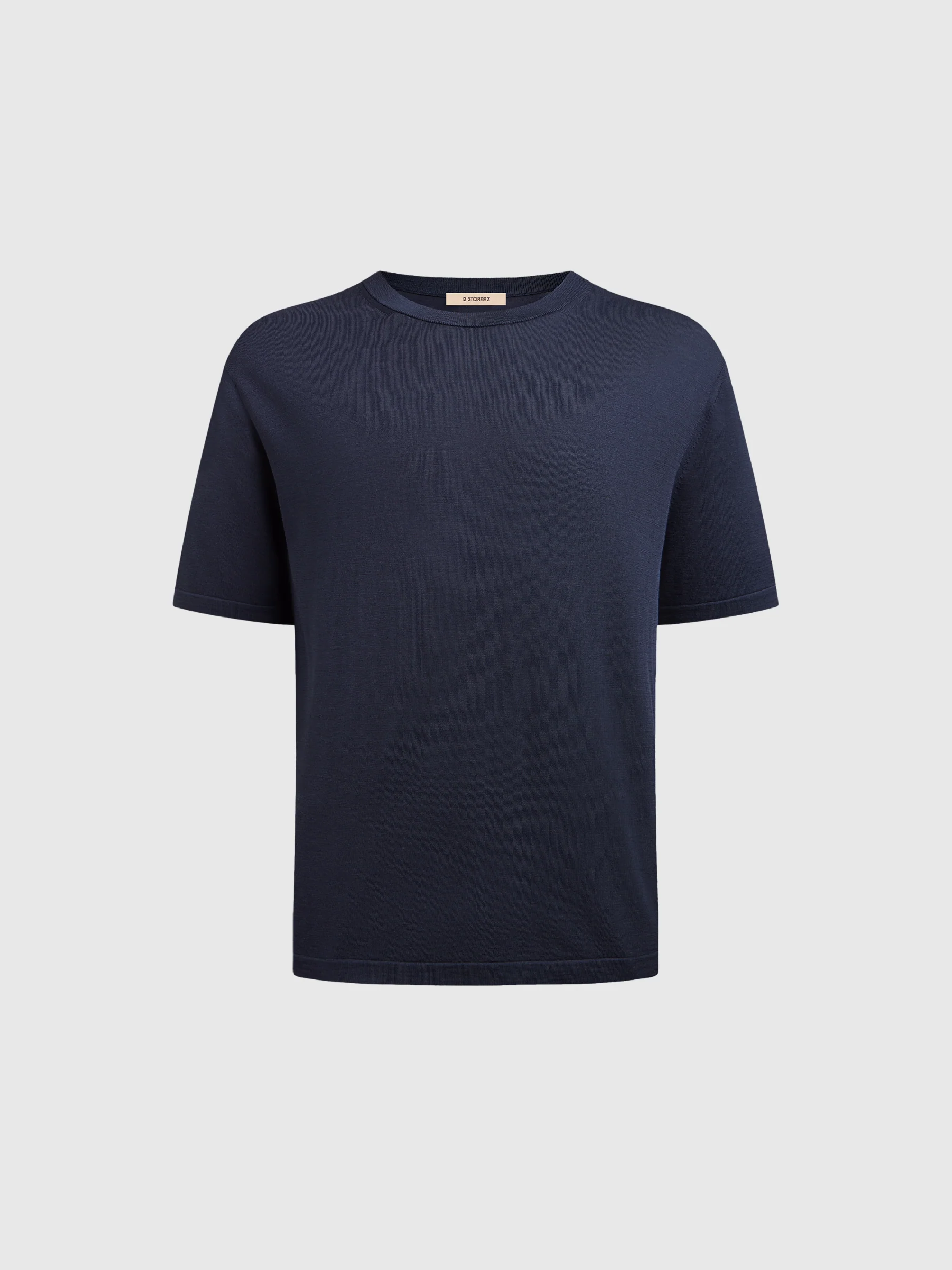 Silk-cotton knit T-shirt - Image 6
