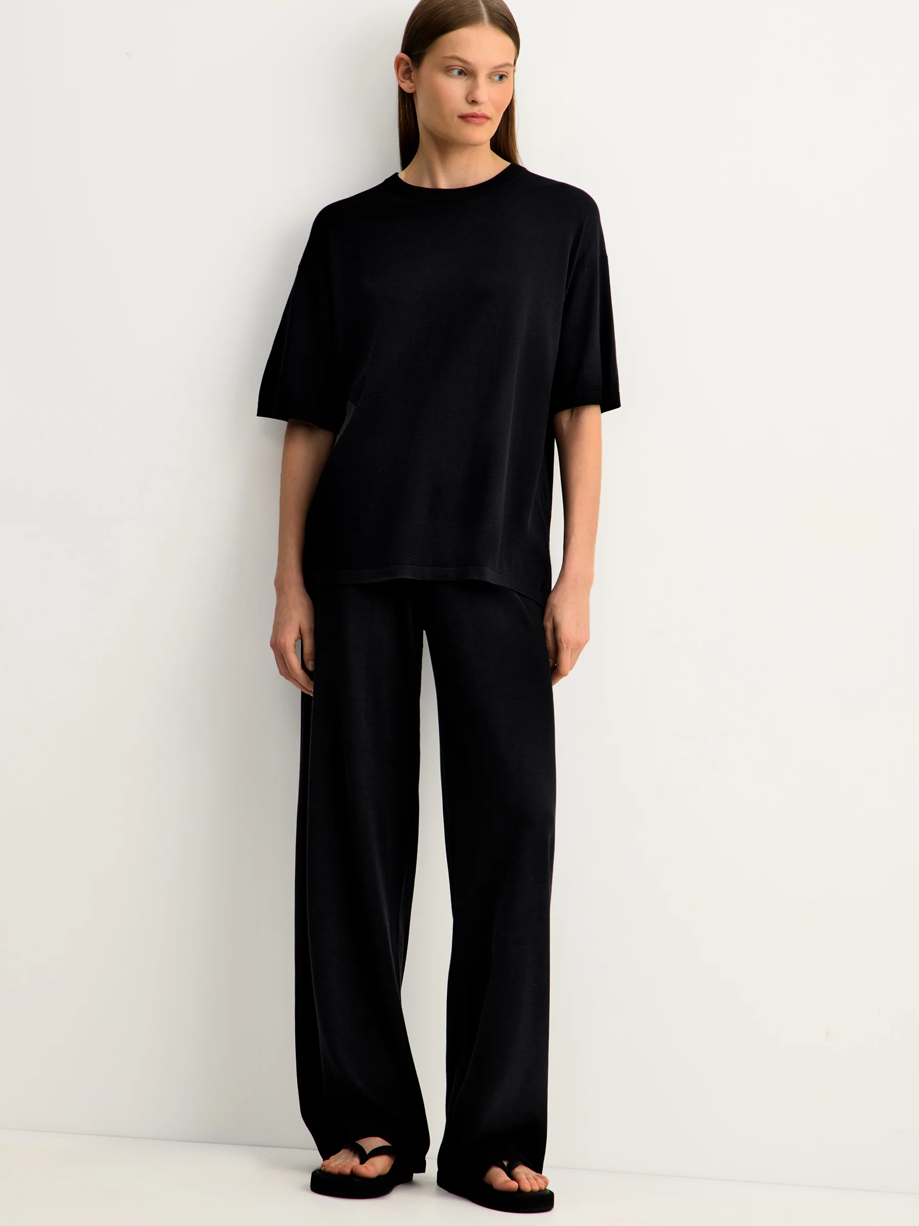 Silk-cotton trousers - Image 2