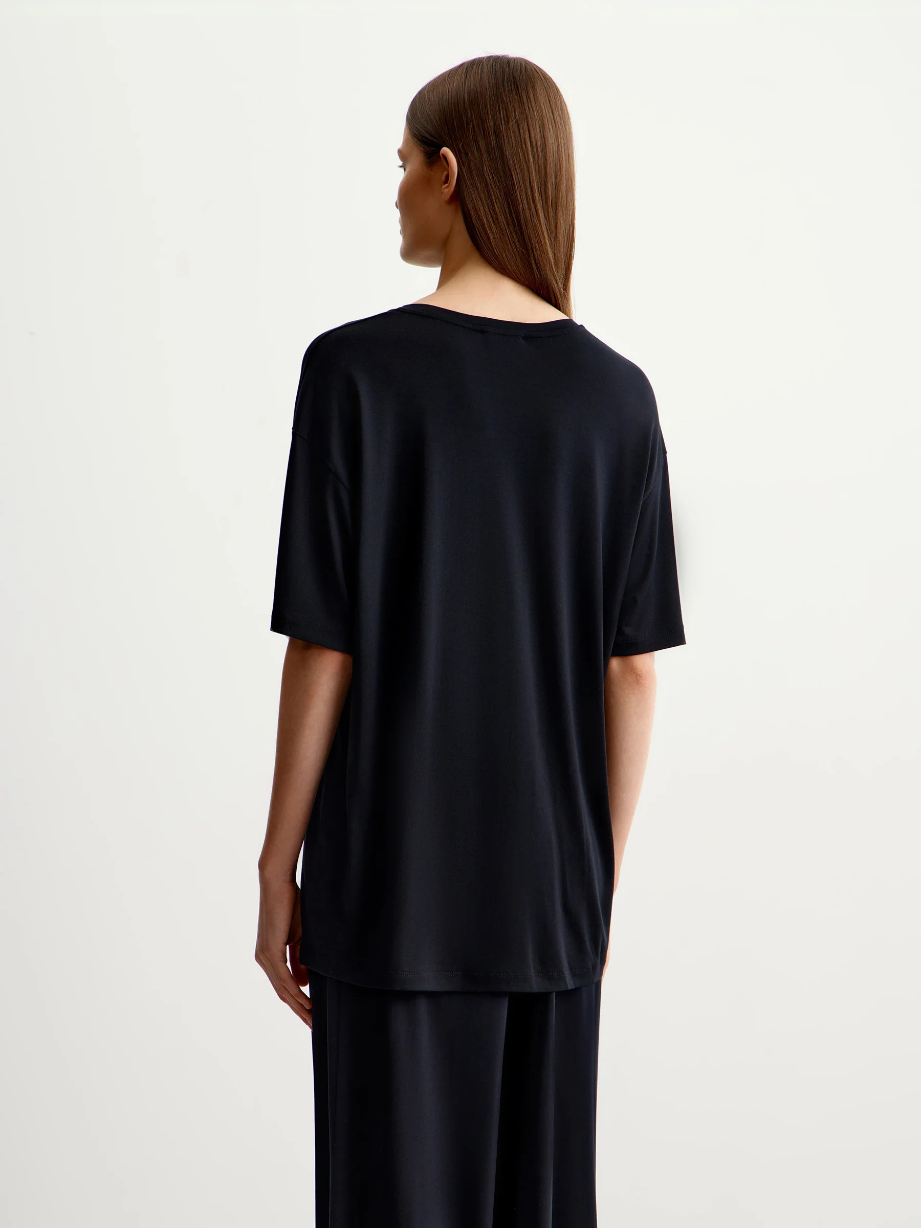 Silk jersey T-shirt - Image 4