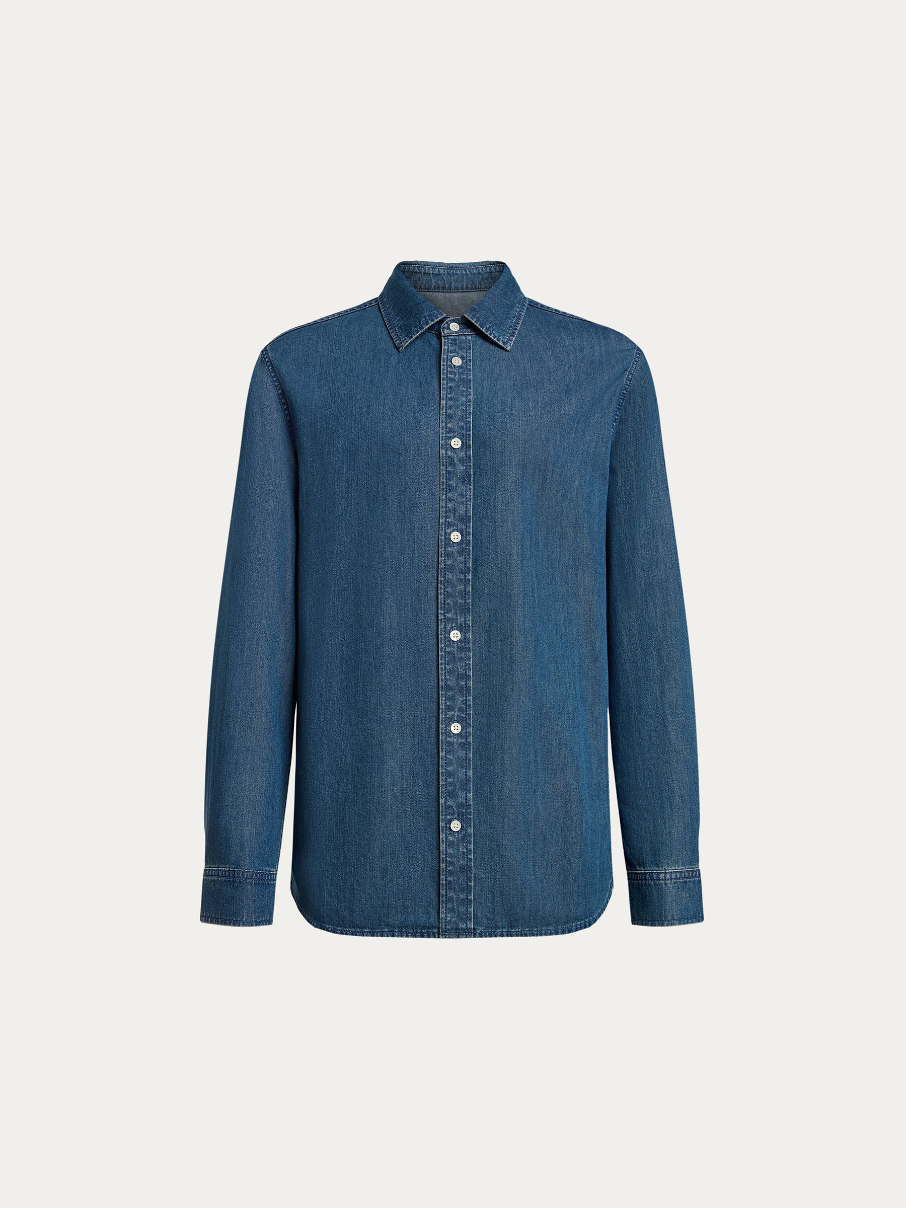 Slim fit denim shirt - Image 7