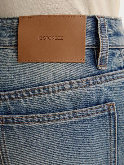 Slim fit denim shorts - Image 6