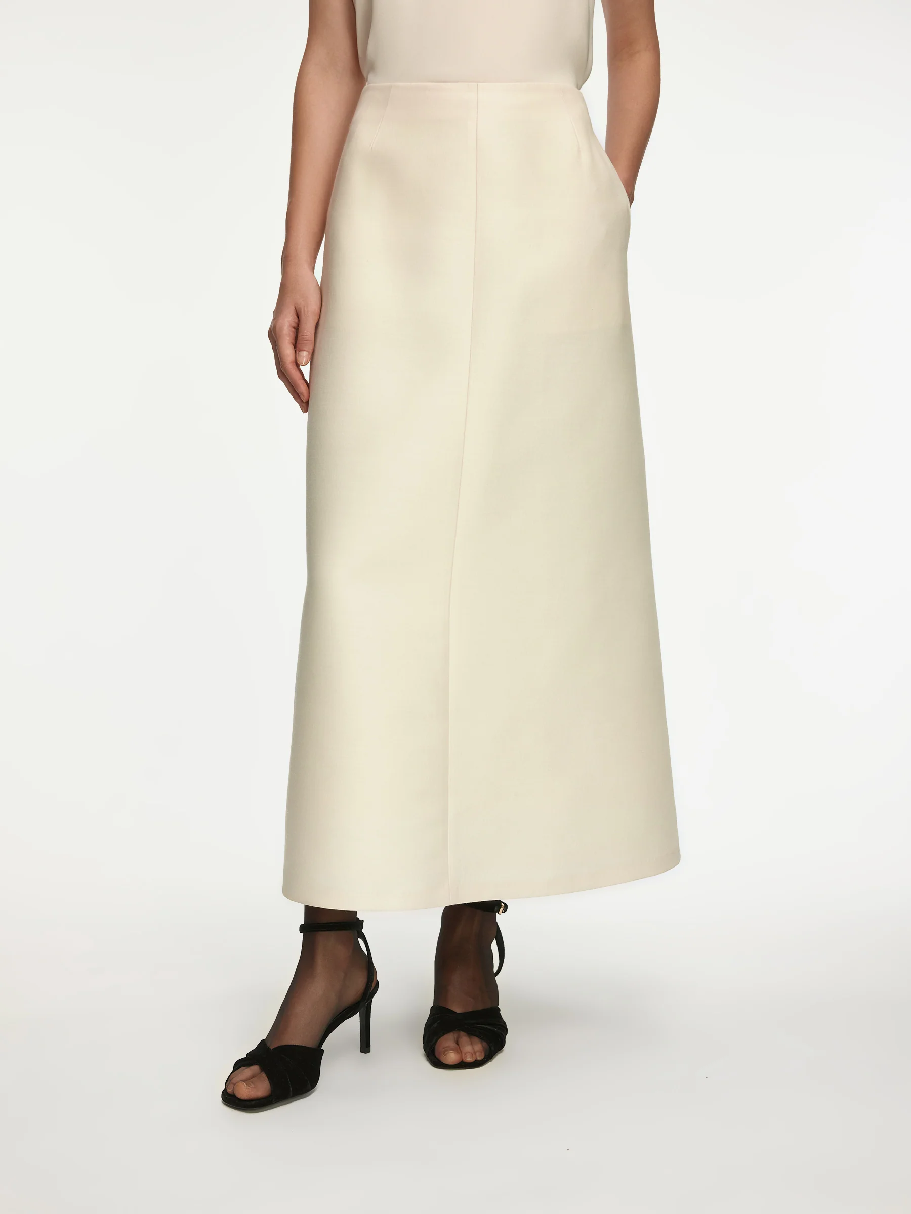 Sofia wool-silk skirt - Image 3