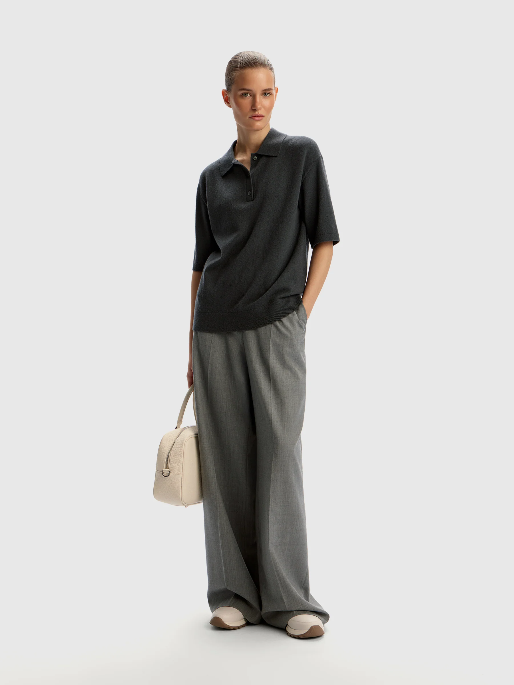 Soft wool trousers