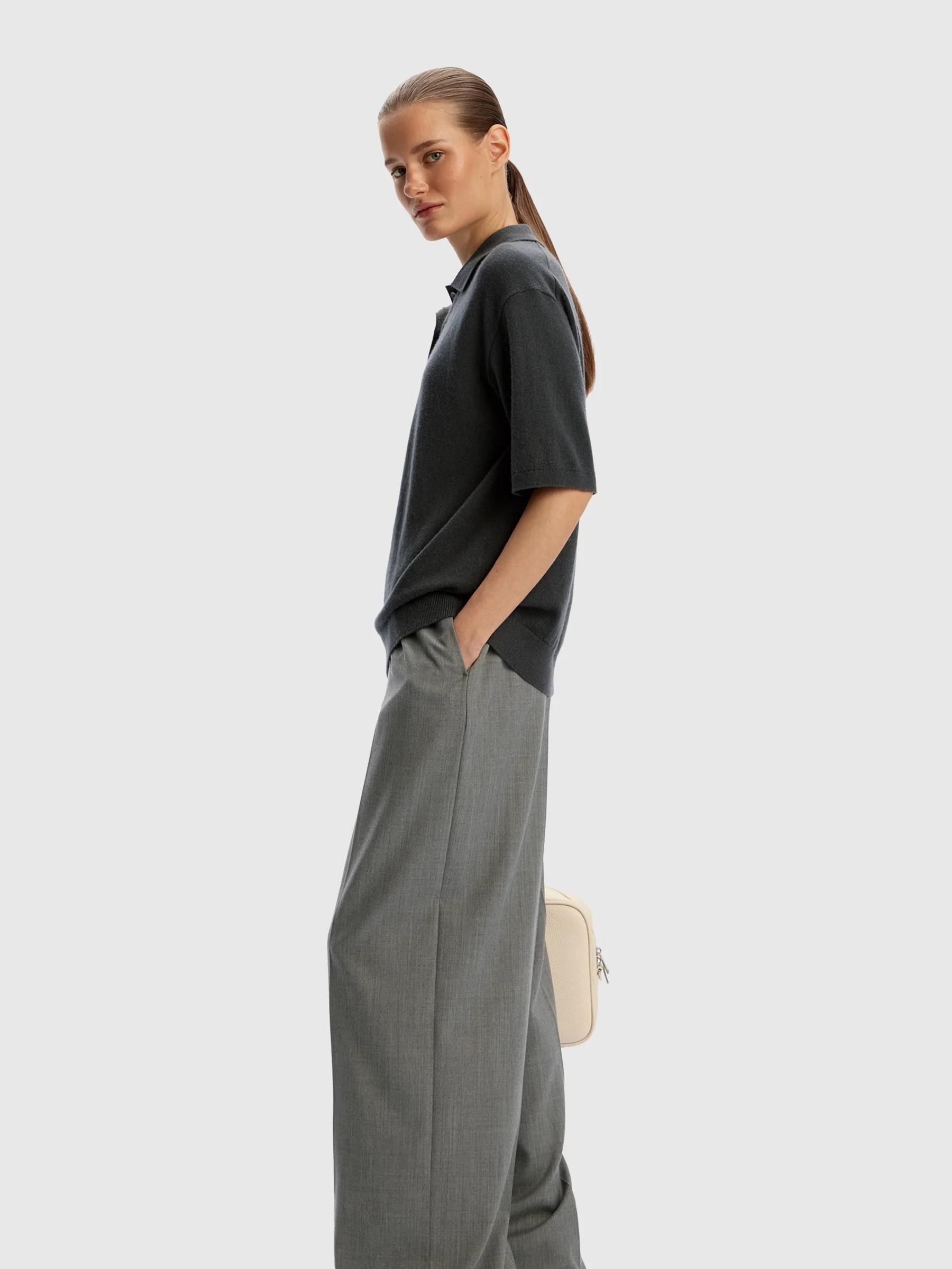 Soft wool trousers - Image 2