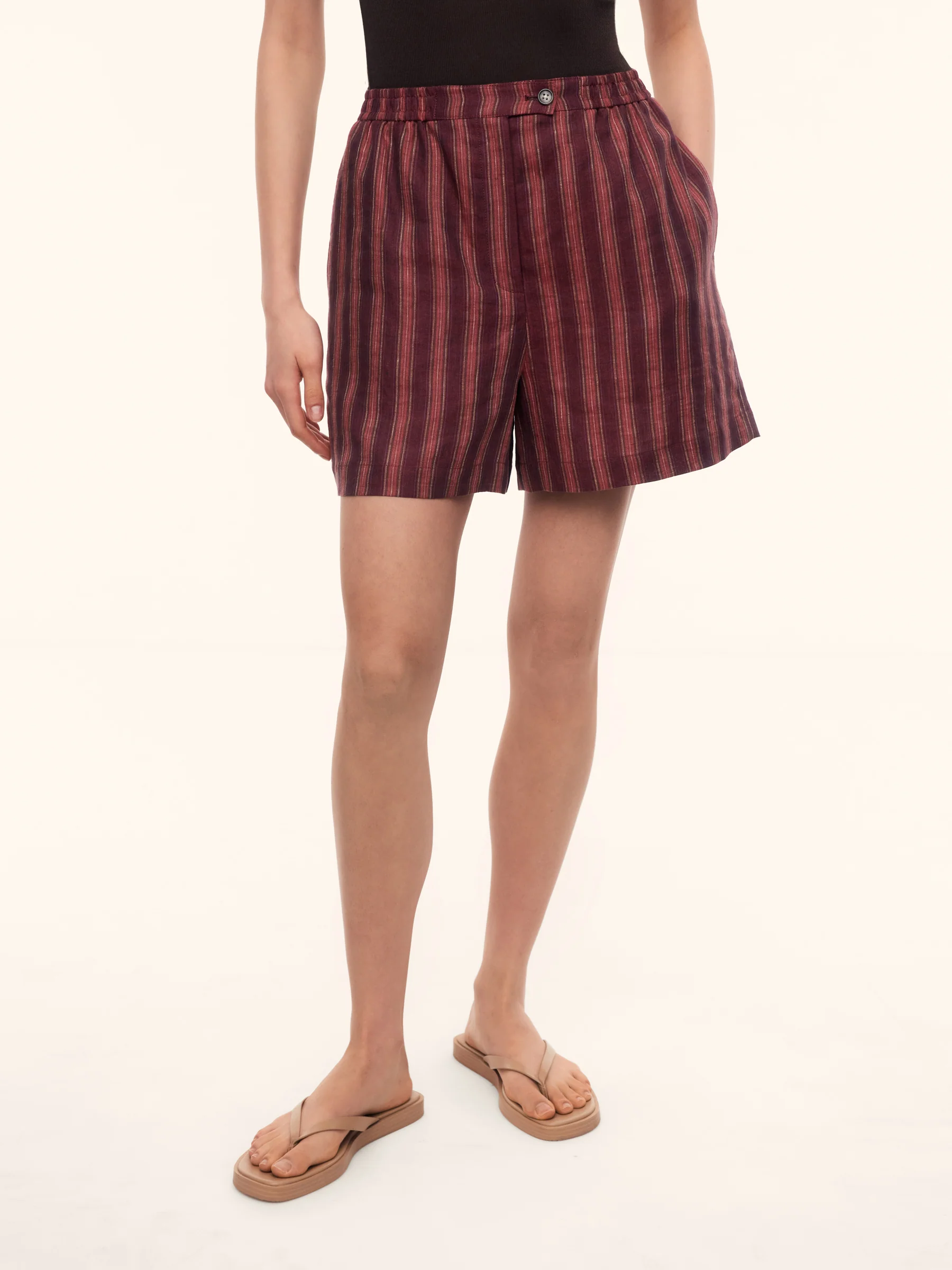 Sorbet linen shorts - Image 3