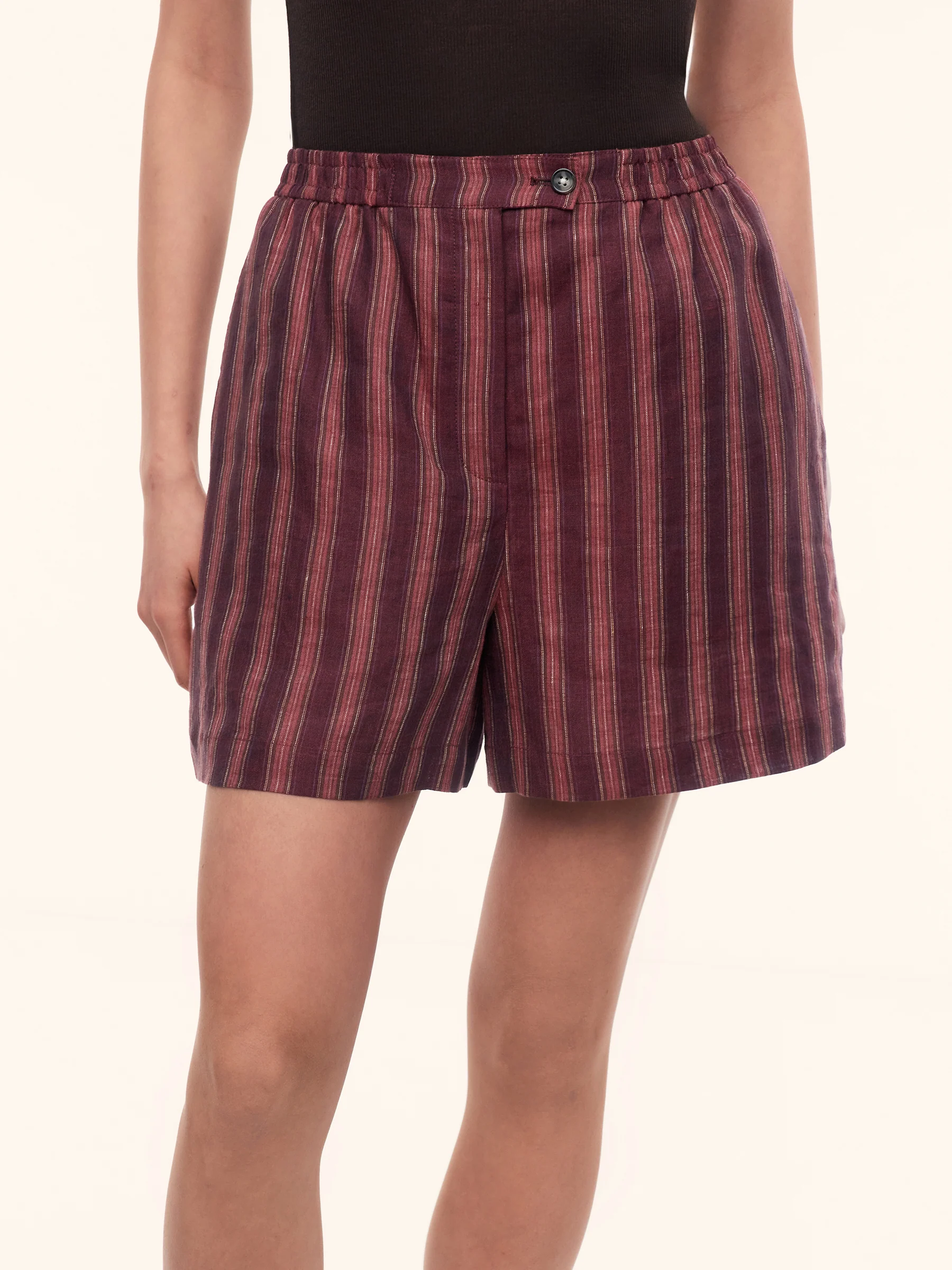 Sorbet linen shorts - Image 4